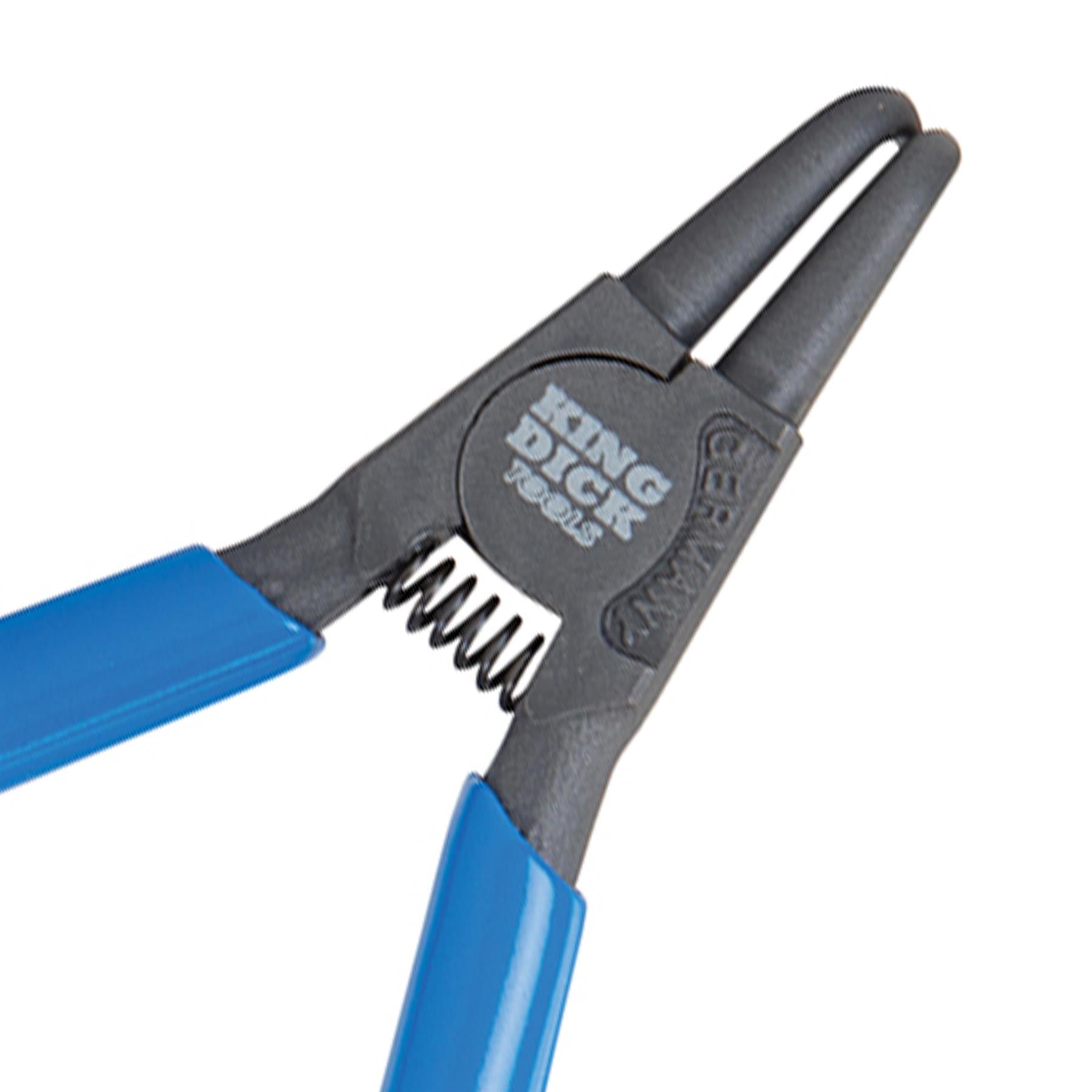 King Dick Outside Circlip Pliers Bent Soft Grip Handles 125mm