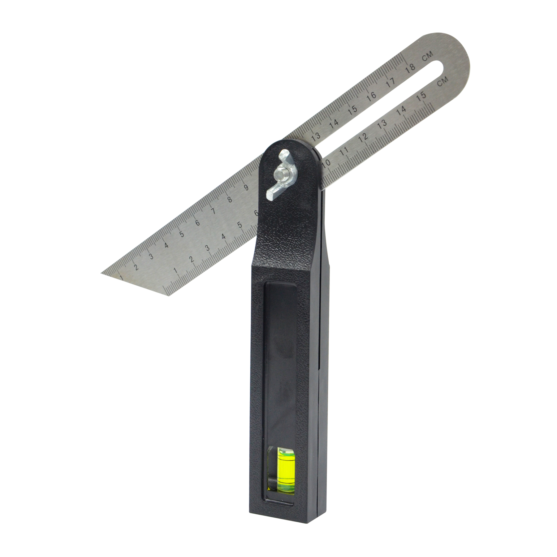 ADJUSTABLE BEVEL LEVEL SLIDING CARPENTERS GAUGE ANGLE FINDER WOOD MARKING TOOL