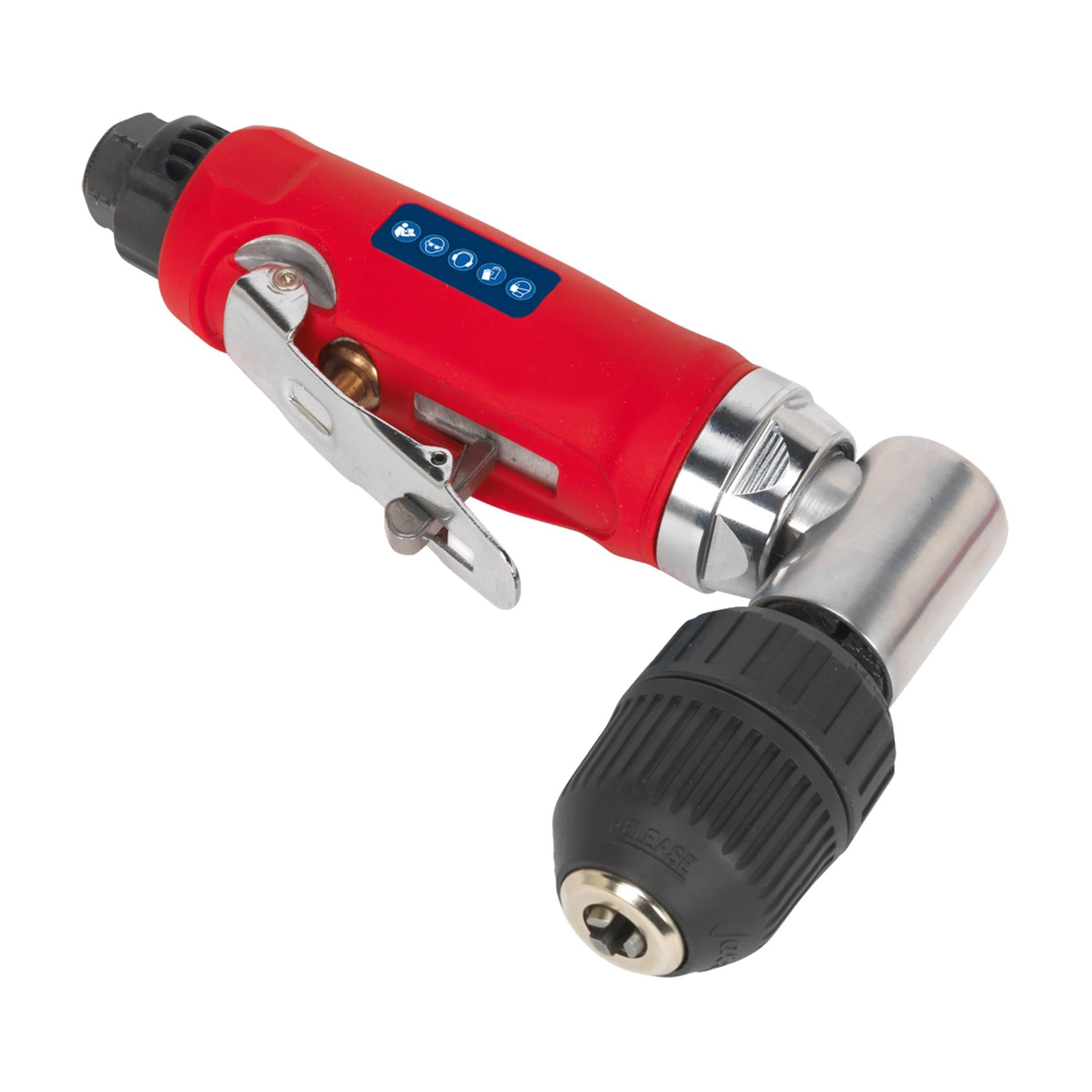 Sealey Air Angle Drill with �10mm Keyless Chuck