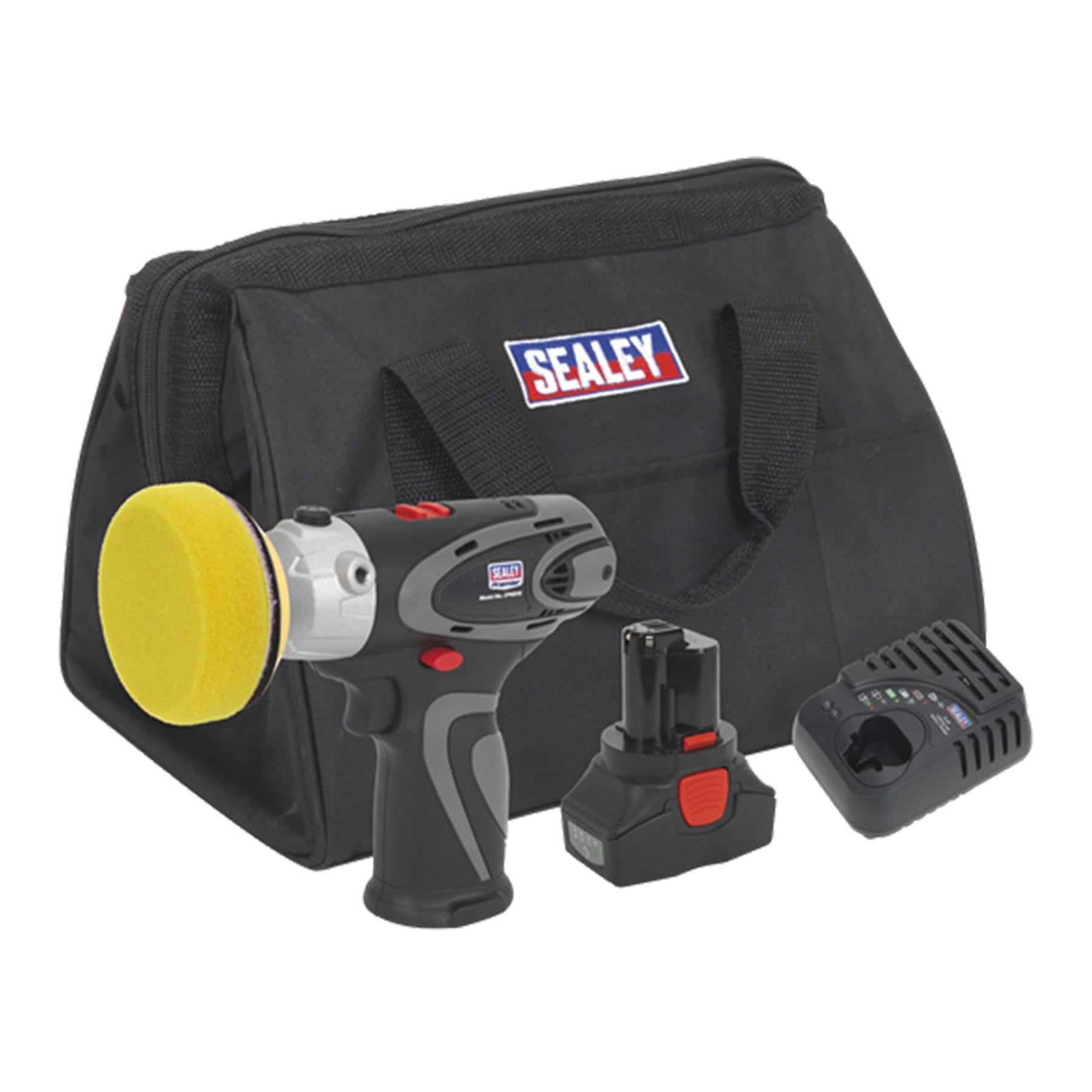 Sealey 14.4V 75mm Cordless Polisher/Sander Kit