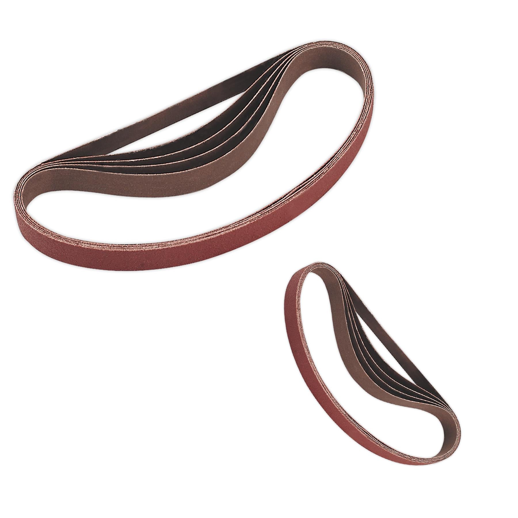 Sealey Sanding Belt 20 x 520mm 80Grit Pack of 5