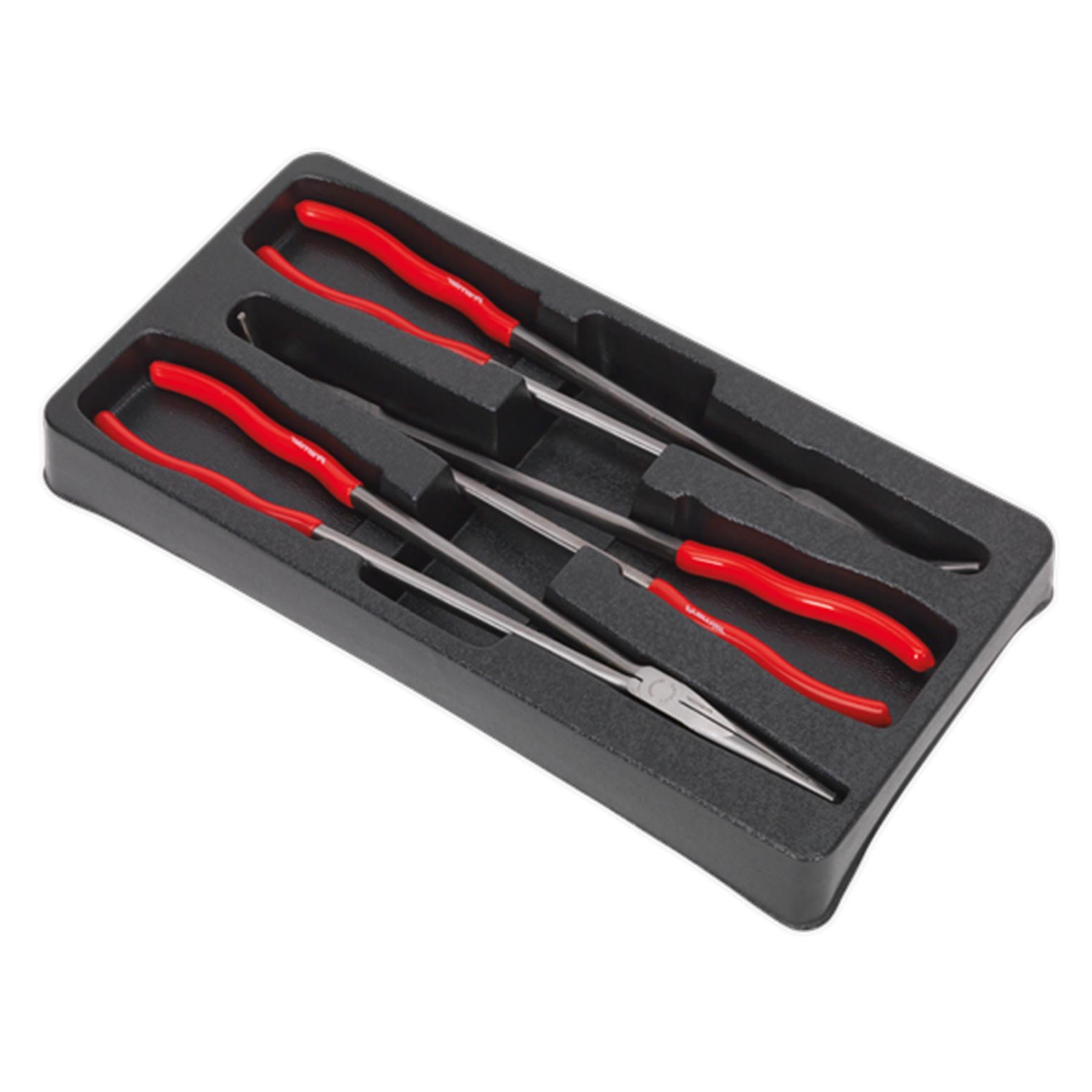 Sealey Needle Nose Pliers Set 3pc Extra-Long 400mm
