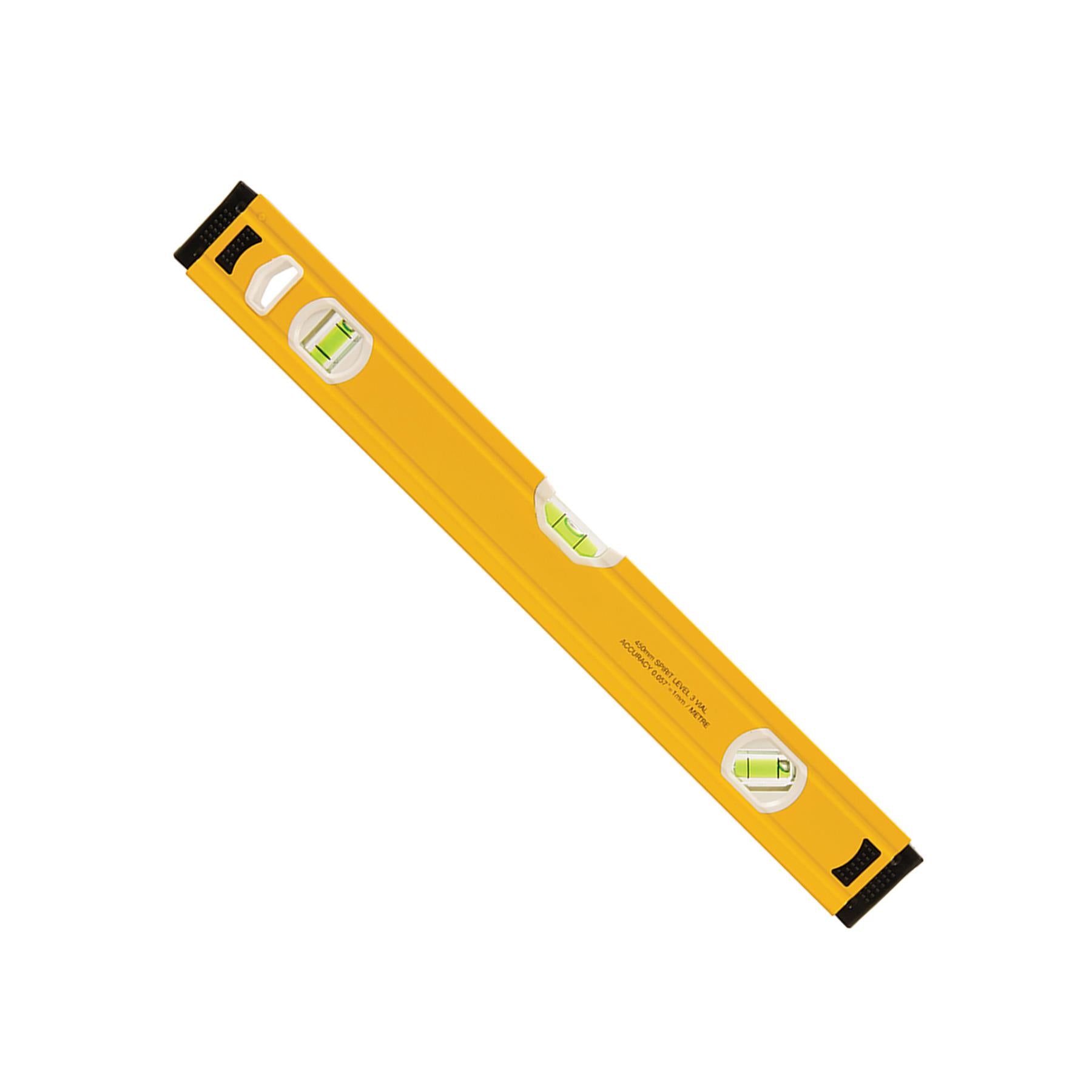 Spirit Level 450mm Measure Angles DIY ribbed sides for strength and accuracy
