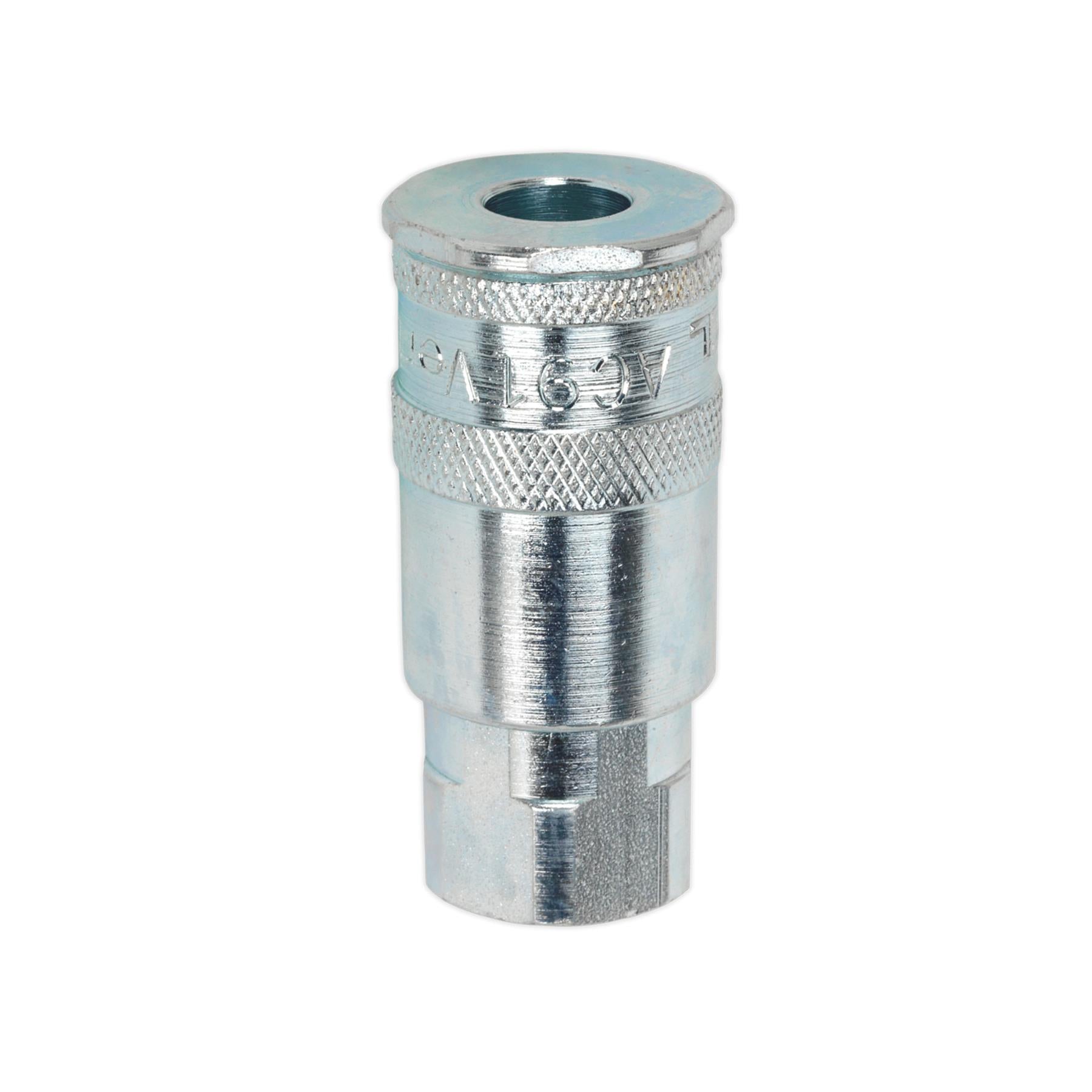 Sealey 1/4"BSP Female Coupling Body Air Coupler Compressor Connector Pack of 5