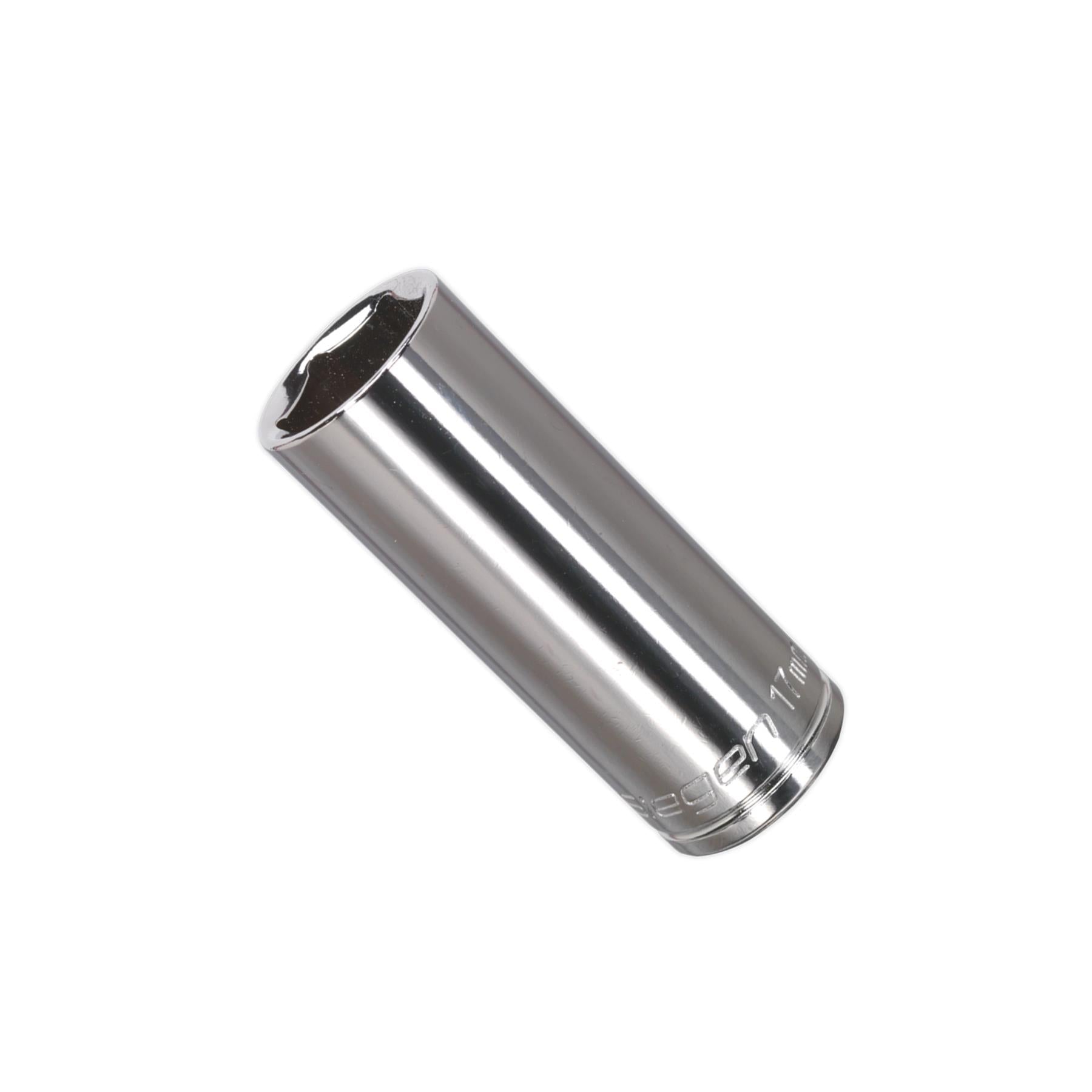 Sealey WallDrive Socket 17mm Deep 3/8"Sq Drive