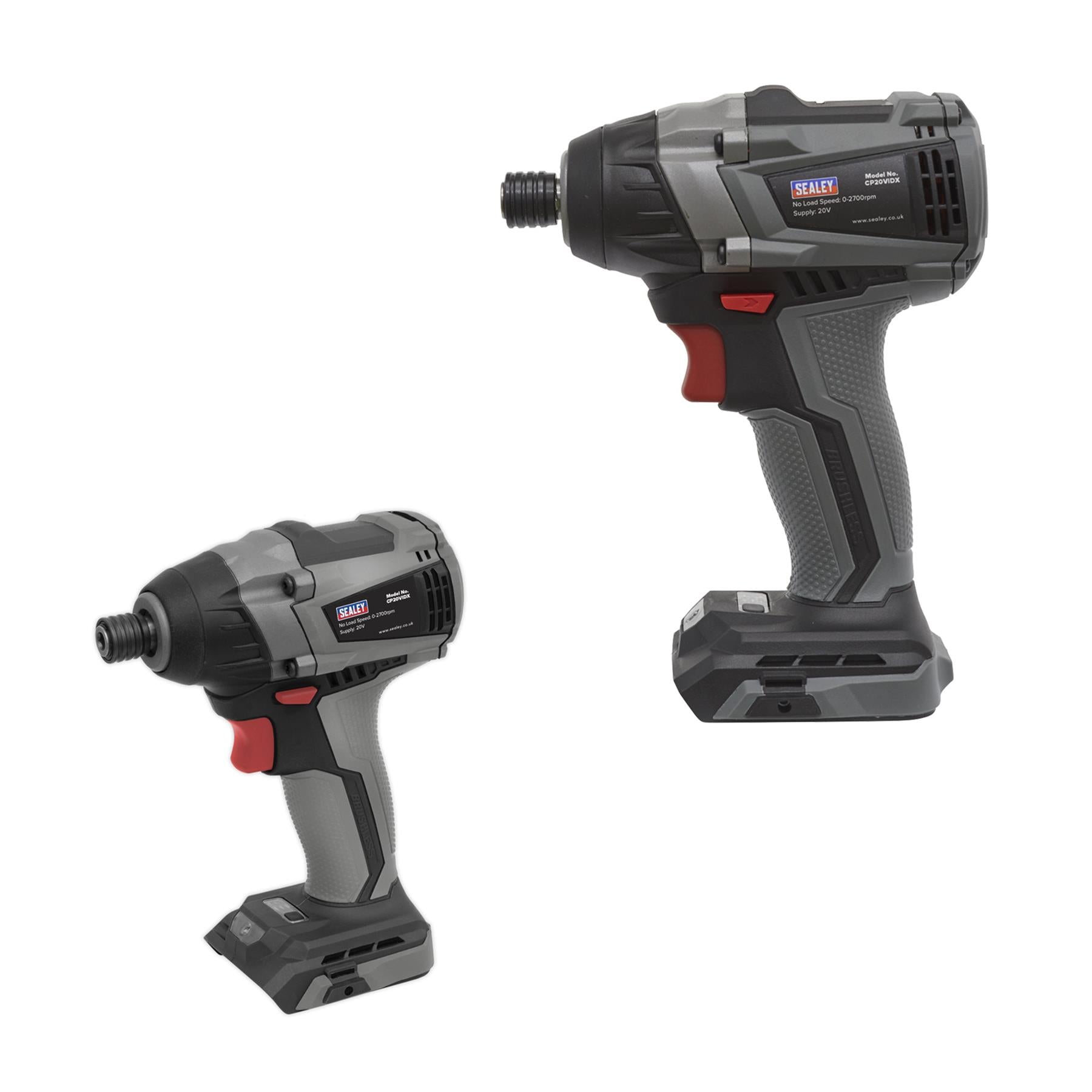 Sealey Brushless Impact Driver 20V 1/4"Hex 200Nm - Body Only