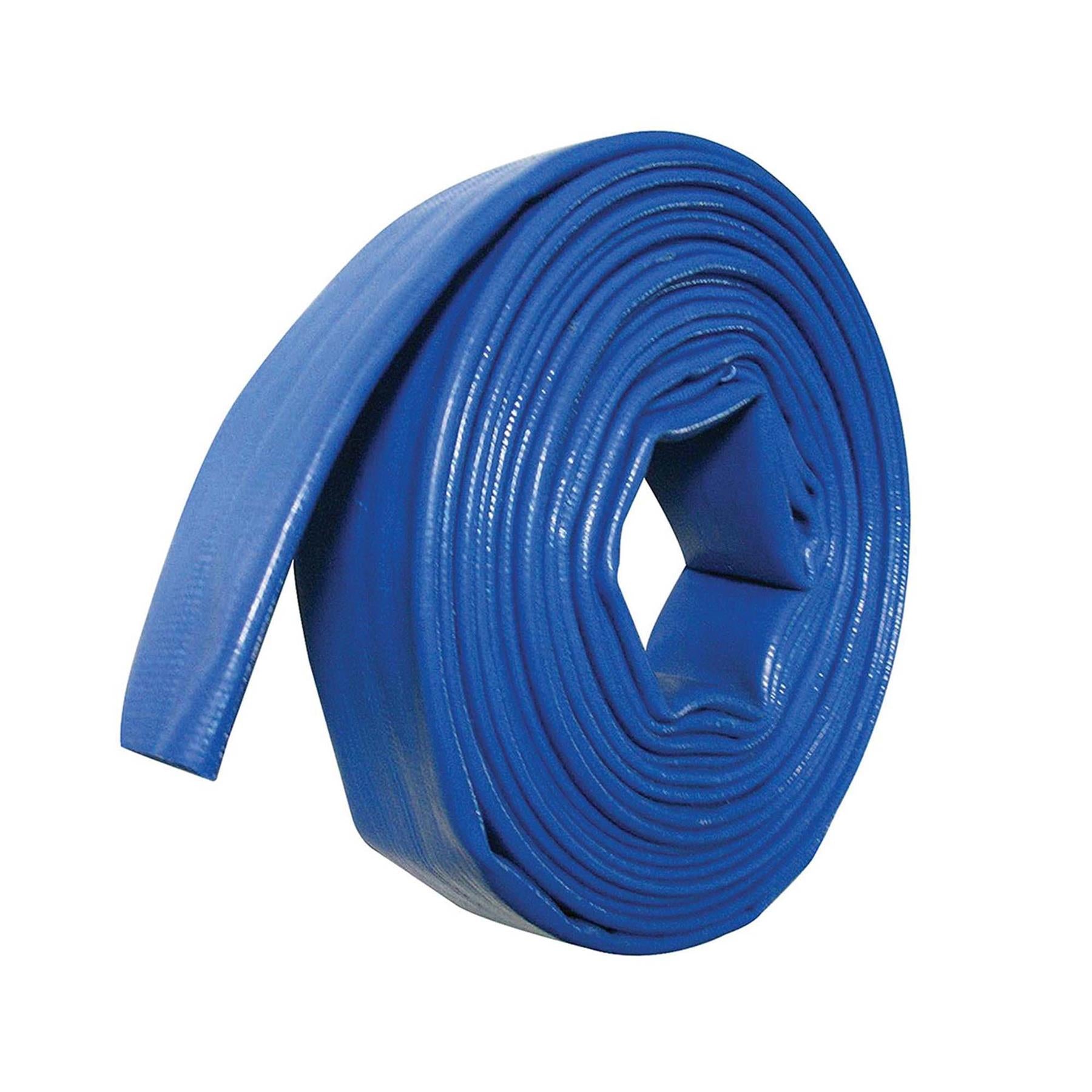 Lay Flat Hose 10M X 25mm Pvc Water Delivery Hose Discharge Pump Irrigation