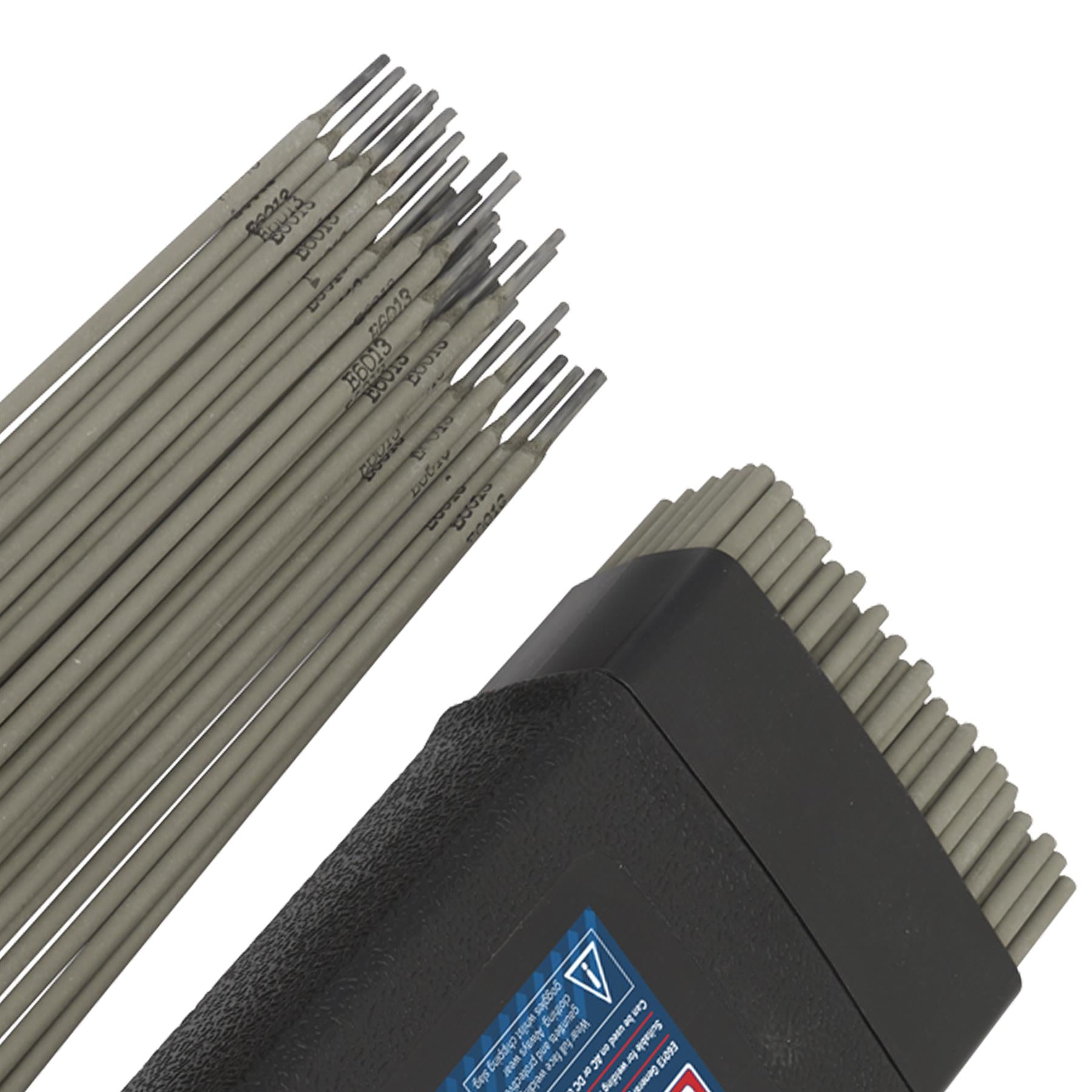 Welding Electrodes 2.5 x 300mm 5kg Pack.mild steel electrodes made Sealey