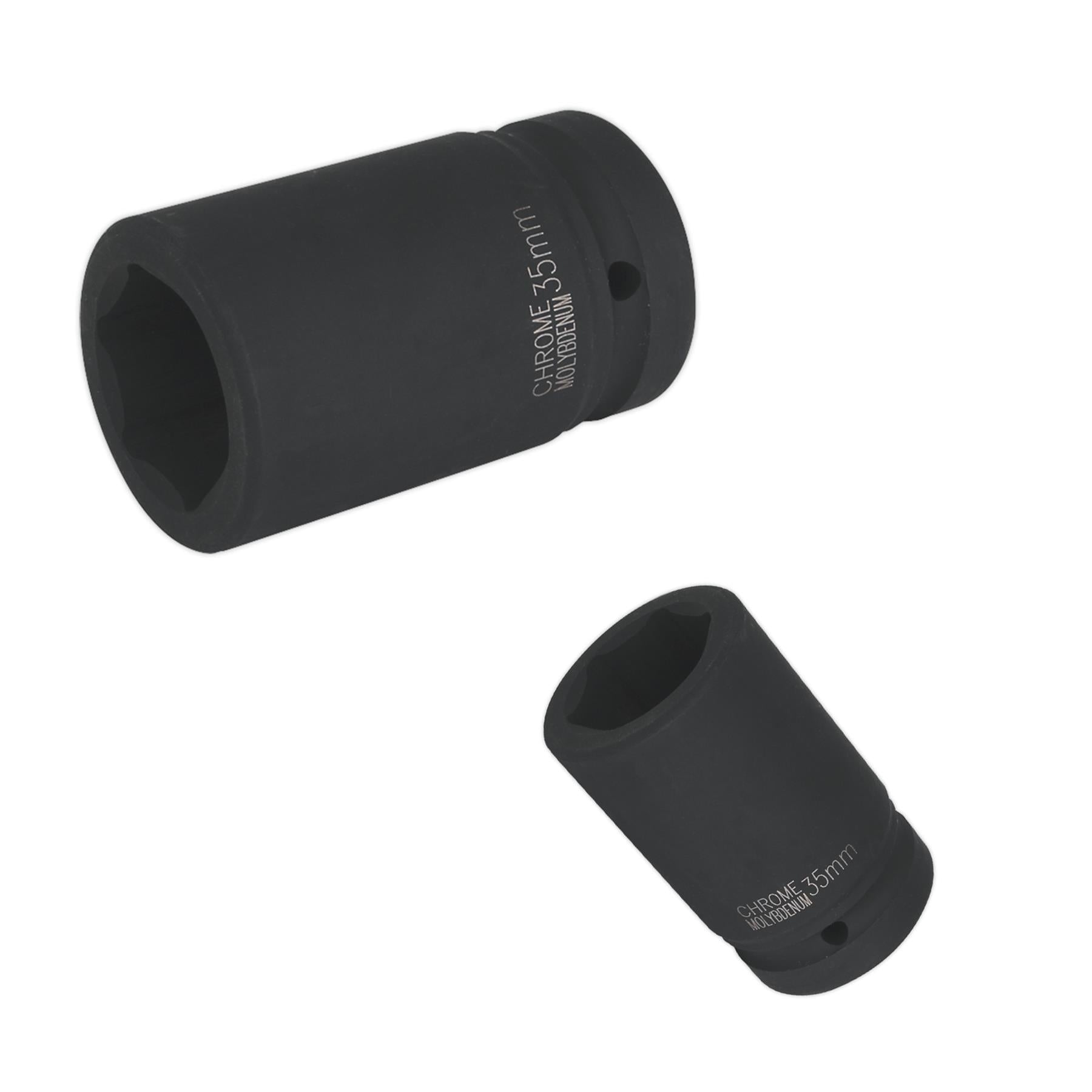 Sealey Impact Socket 35mm Deep 1"Sq Drive