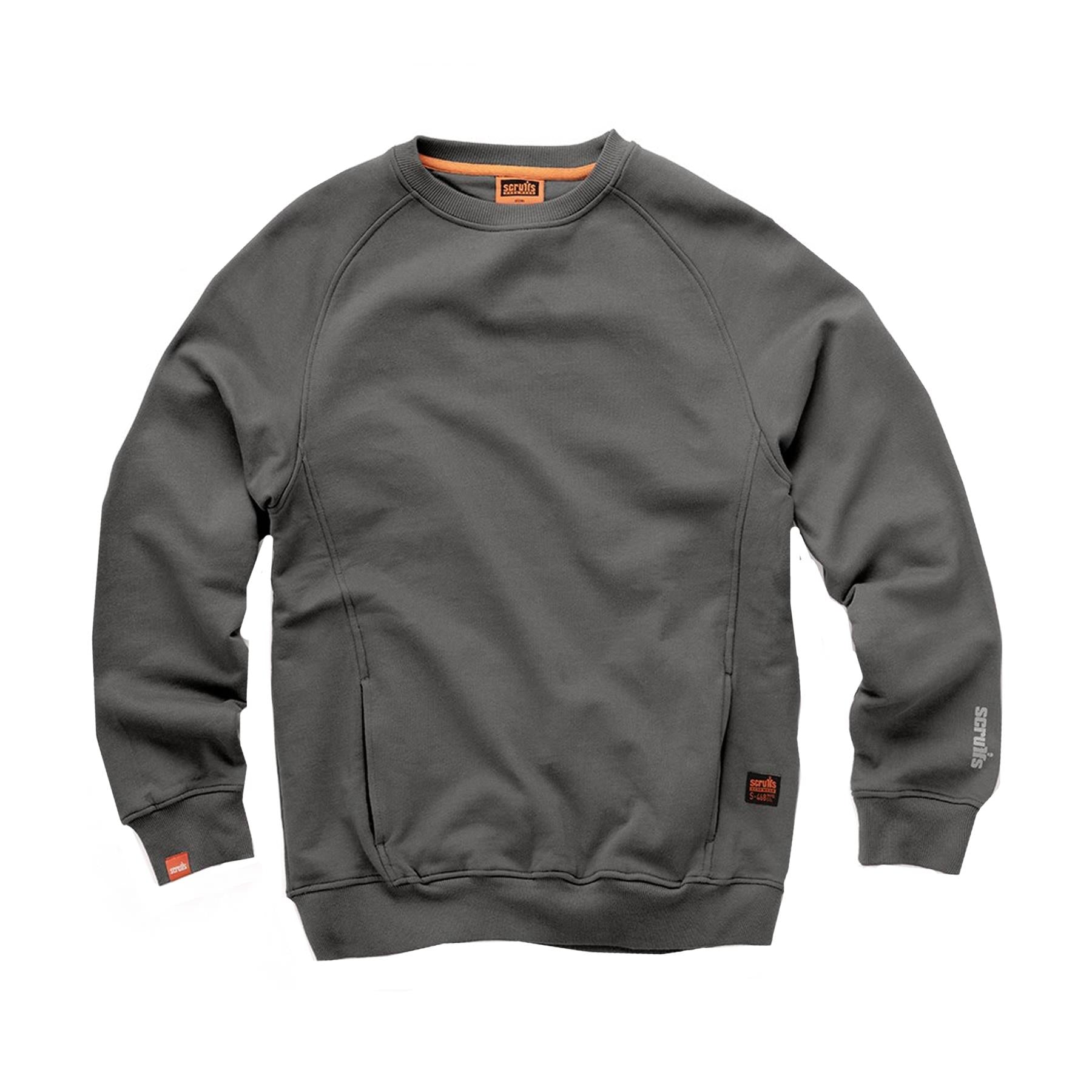 Scruffs Eco Worker Shirt Mens Work Sweatshirt Graphite S