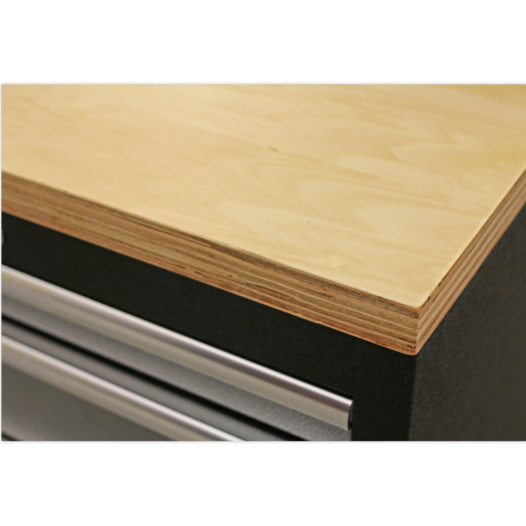 Sealey Superline Pro 2.0m Storage System - Wood Worktop
