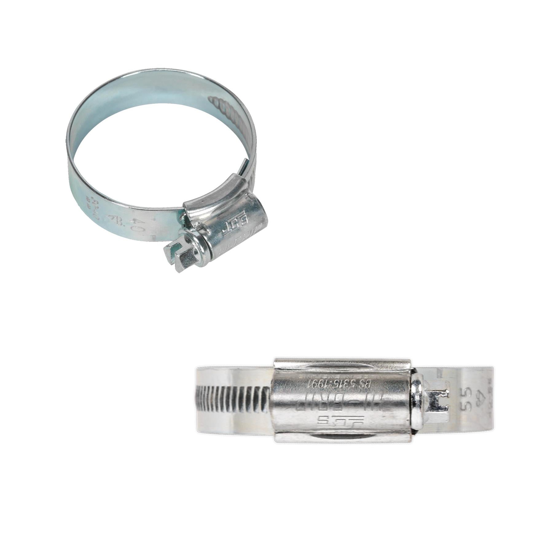 Sealey HI-GRIP Hose Clip Zinc Plated �30-40mm Pack of 20