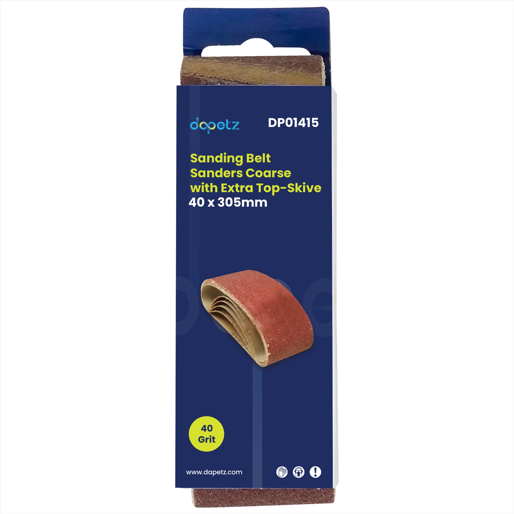 20 X 40mm X 305 mm 40 Grit Very Coarse Sander Sanding Belt Belts 40 305 mm