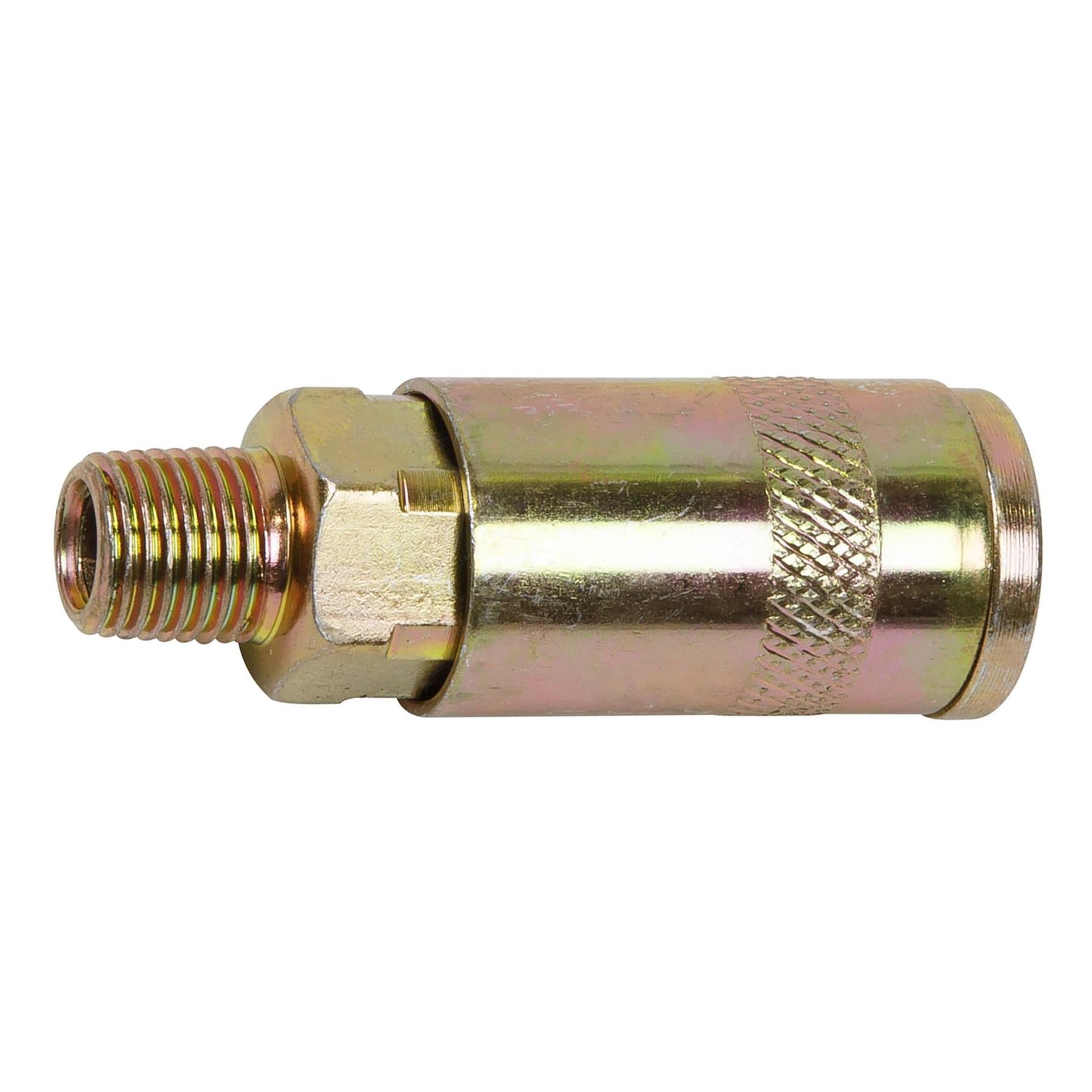 Sealey Male 1/4"BSPT Single Coupling Body Air Coupler Compressor Connector