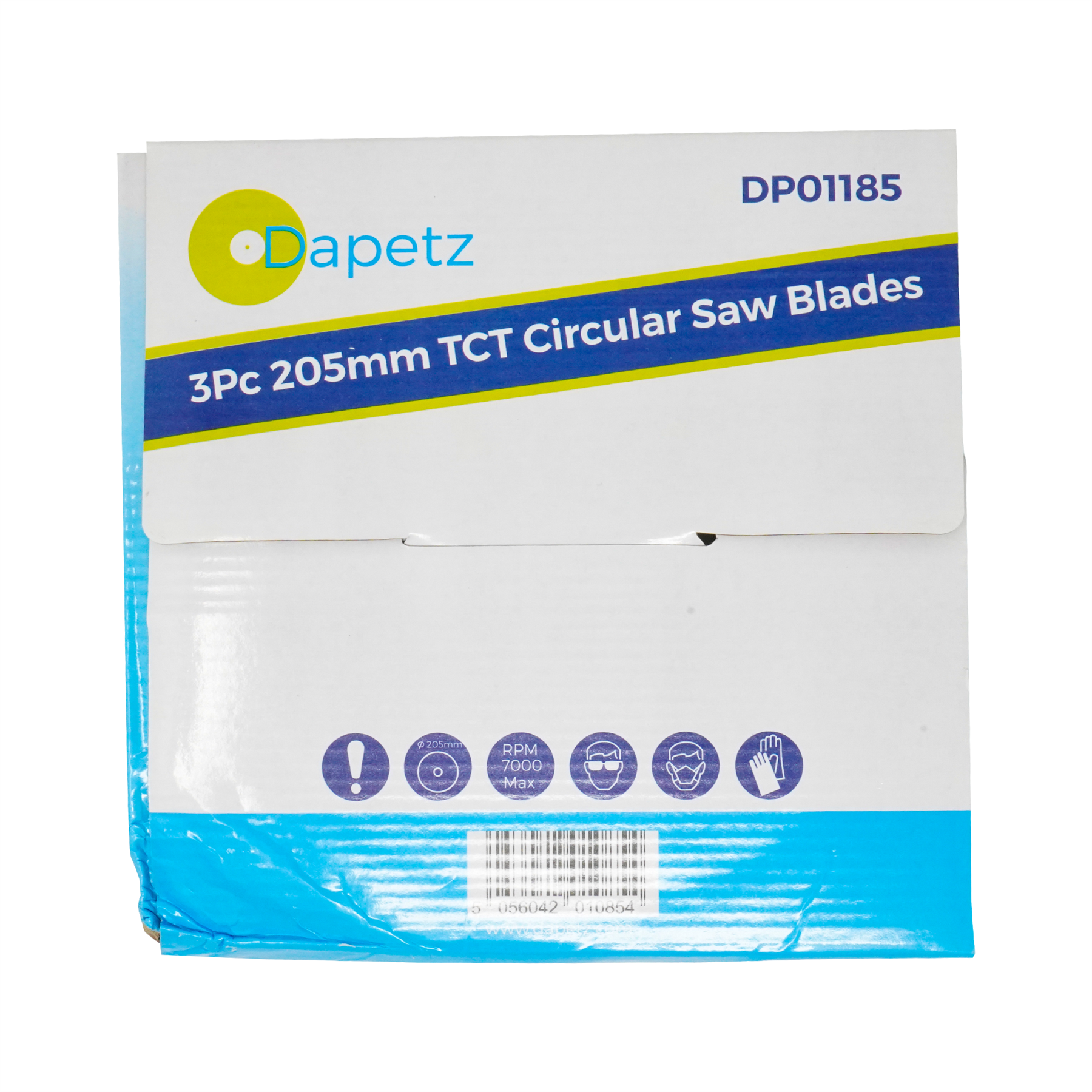 3 X 205mm (8") TCT Circular Saw Blades 30mm Bore 25 20 & 16 mm Reduction Rings