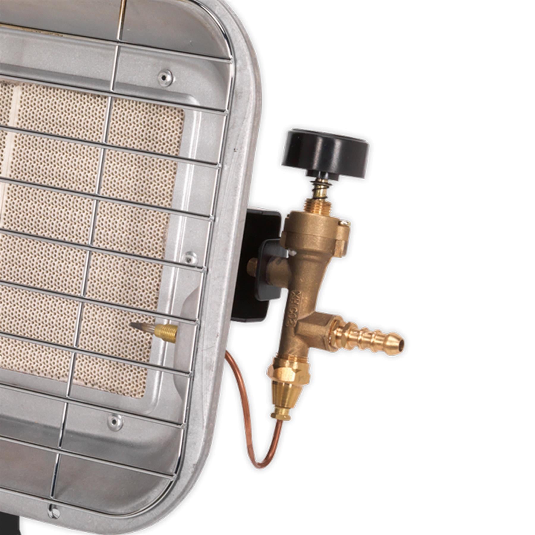 Sealey Space Warmer Propane Heater 10250-15354Btu/hr Bottle Mount