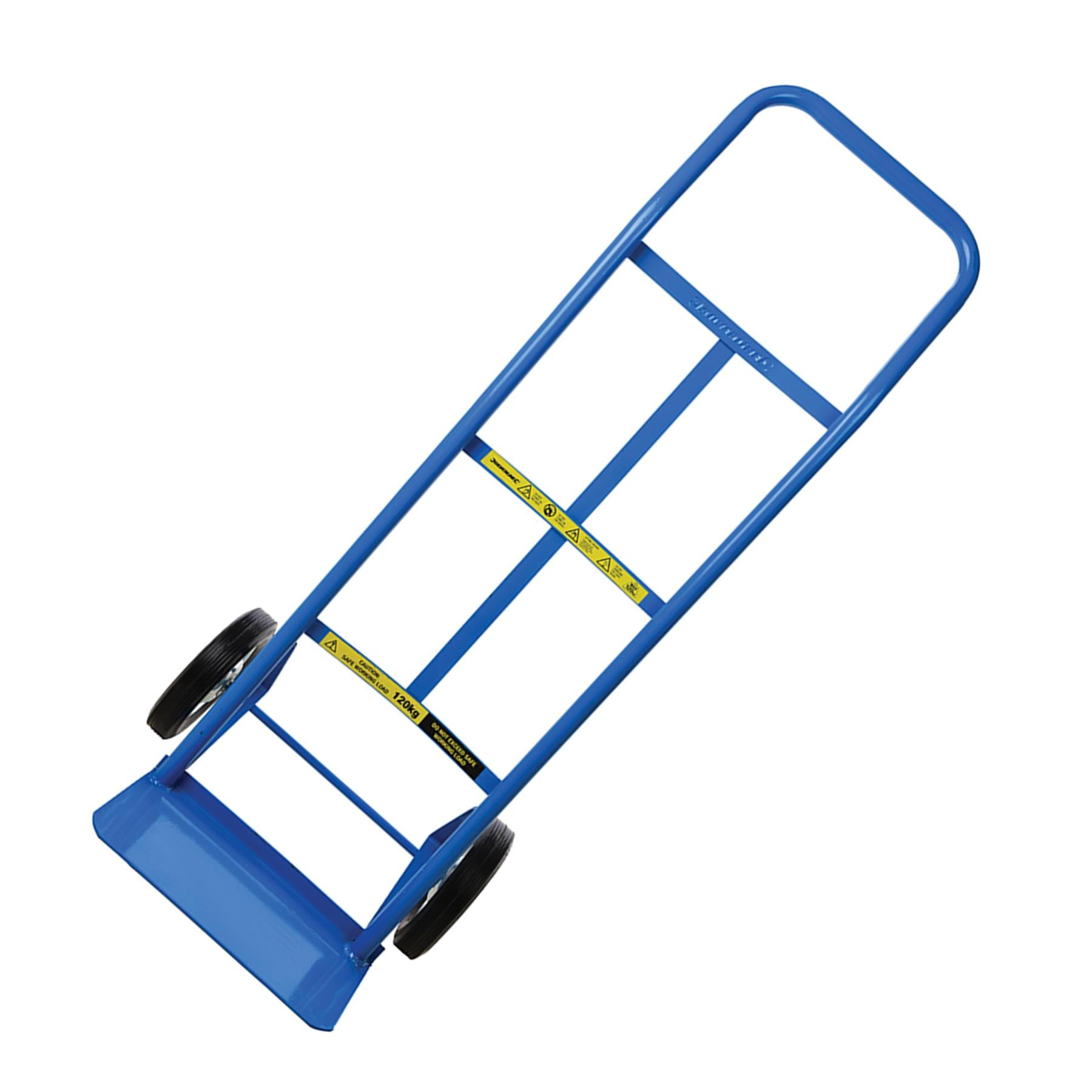 265lb Heavy Duty Sack Truck Industrial Hand Trolley With Pneumatic Tyre Wheel