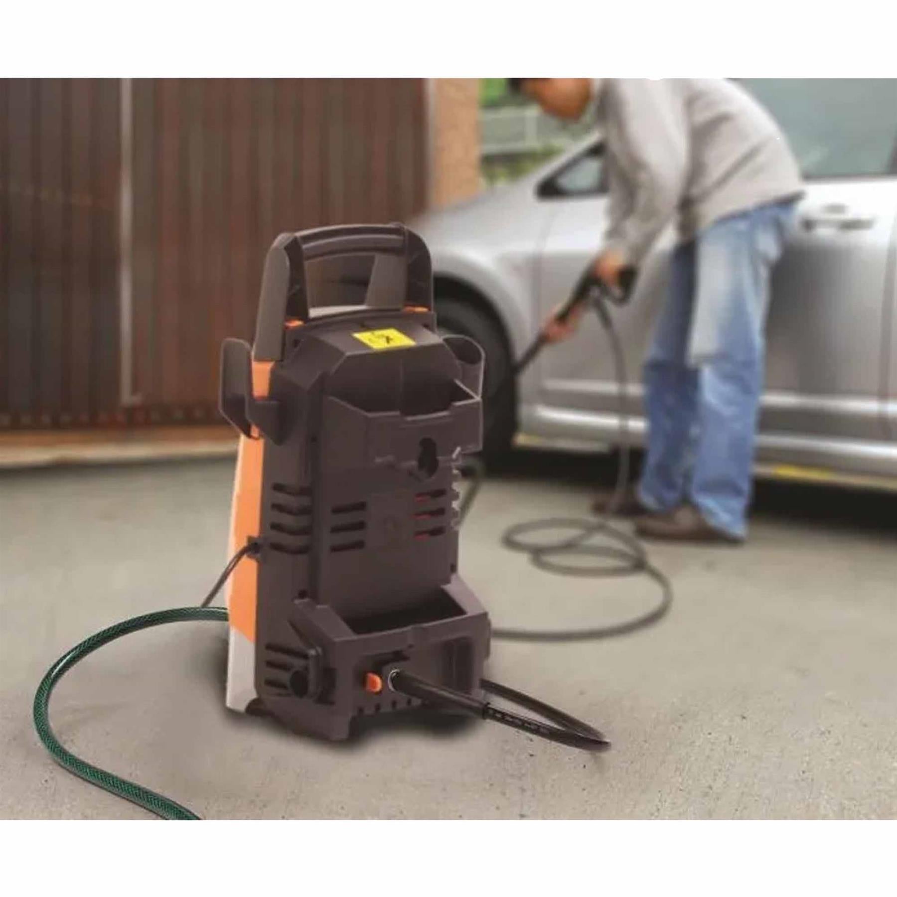 1400W Pressure Washer 100 Bar Pressure Water Jet Home, Car And Patio Cleaner