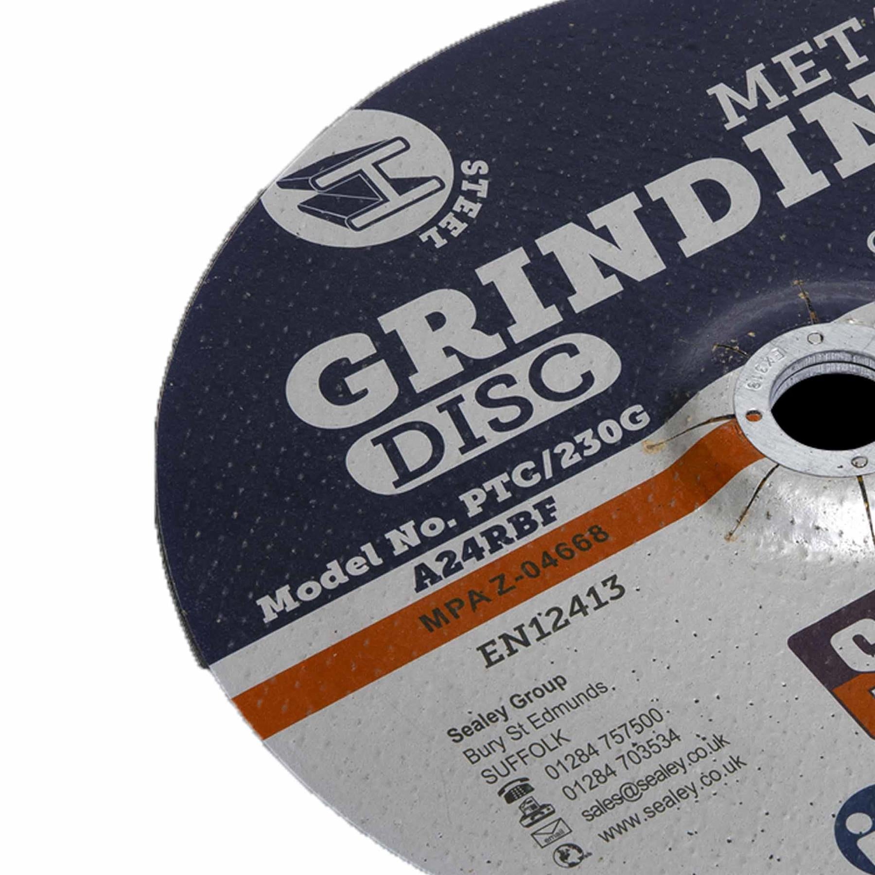 Sealey Grinding Disc 230 x 6mm 22mm Bore