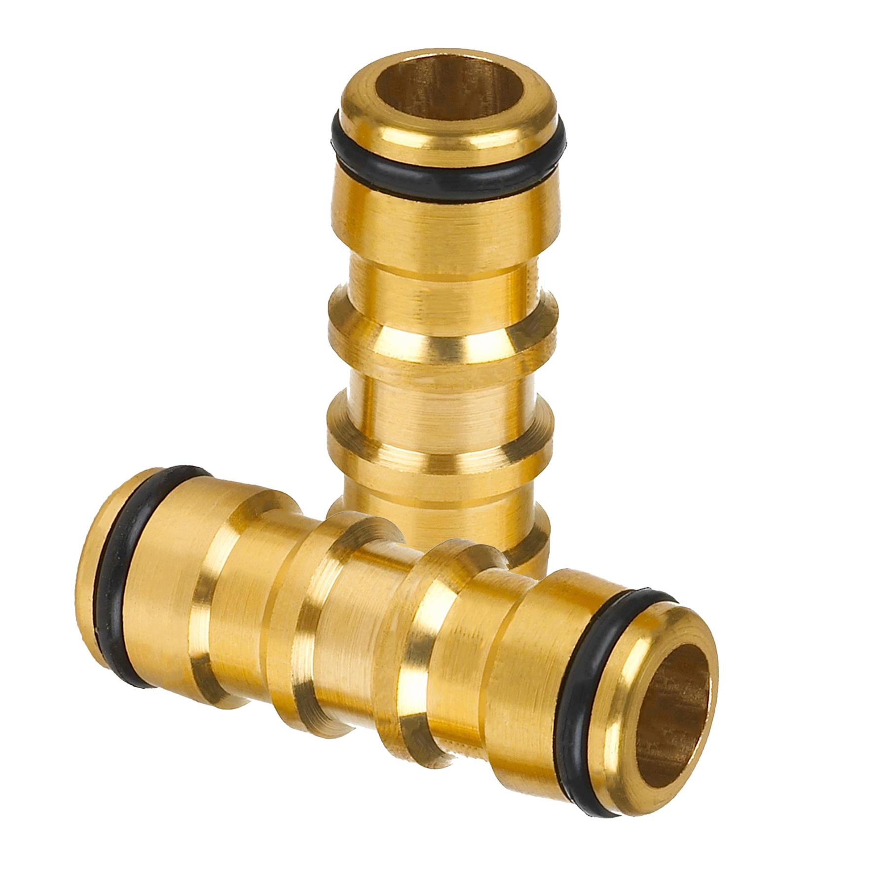 2 x Solid 1/2" Brass Quick