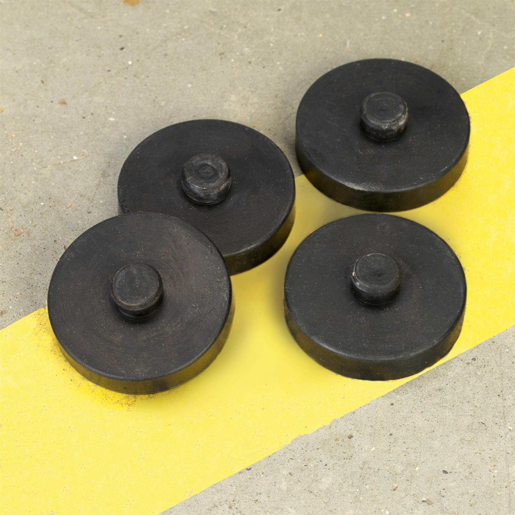 Sealey Anti-Vibration Foot Kit 4pc Belt Drive Compressors, Air