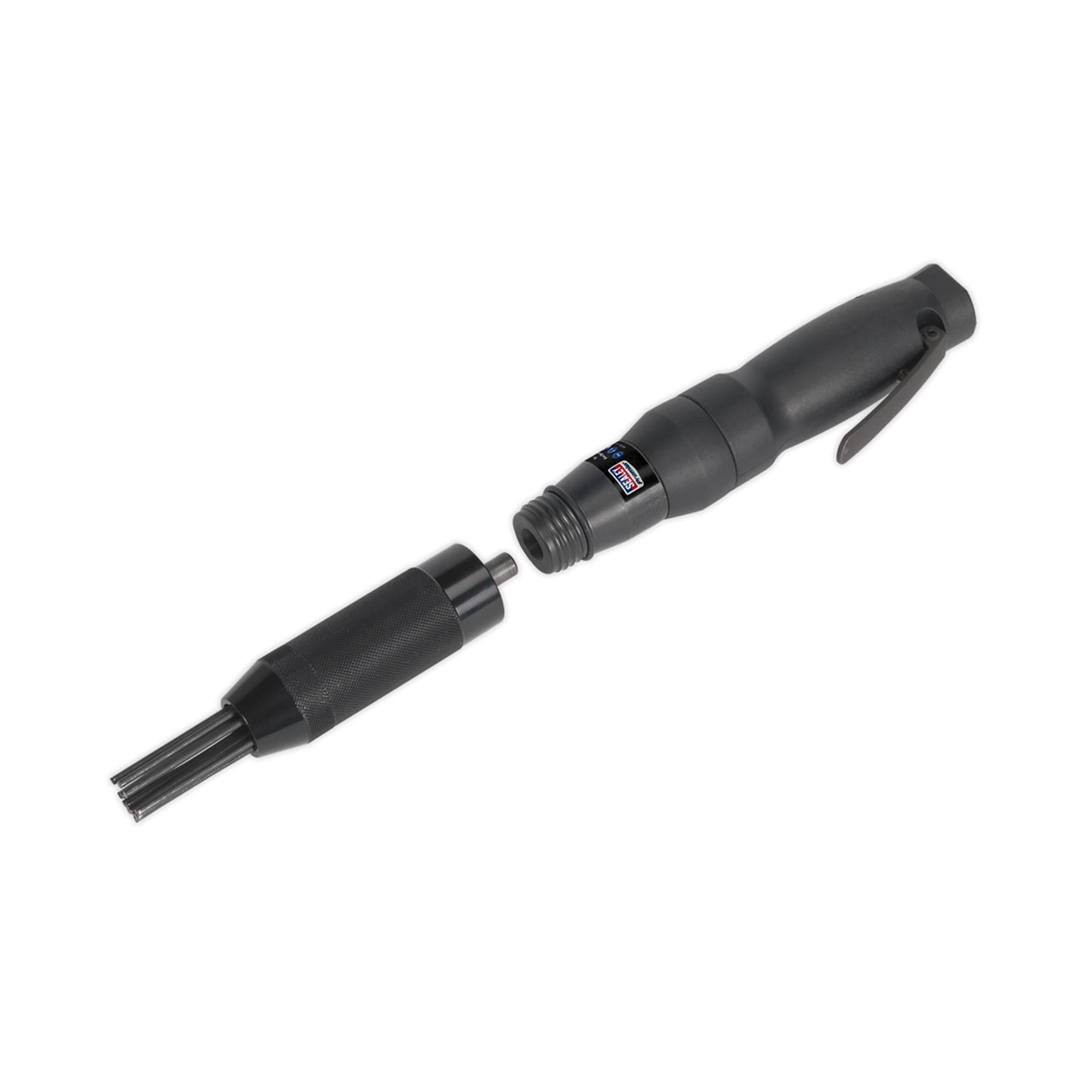 Sealey Air Needle Scaler Composite Directional Low Noise Air Exhaust