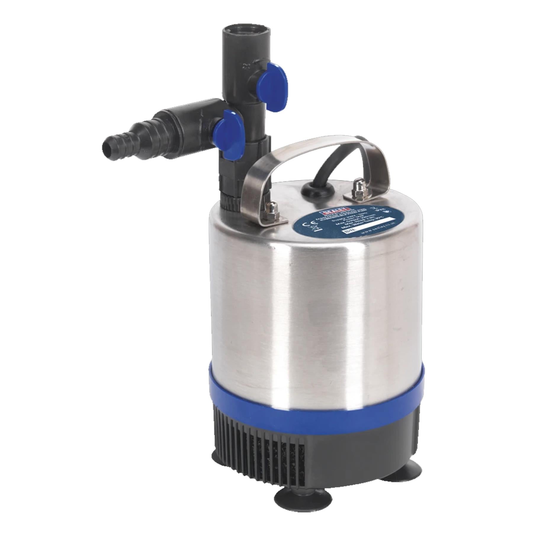 Submersible Pond Pump Stainless Steel 1750L/hr 230V Sealey