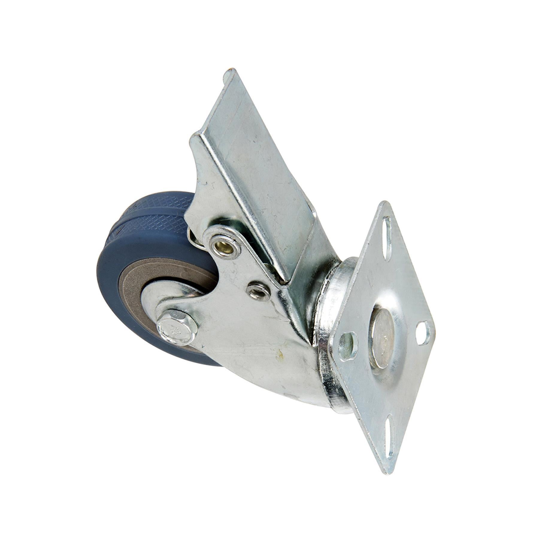 Heavy Duty Swivel Rubber Castor Caster Wheels Cart Wheel 50mm 2 PC