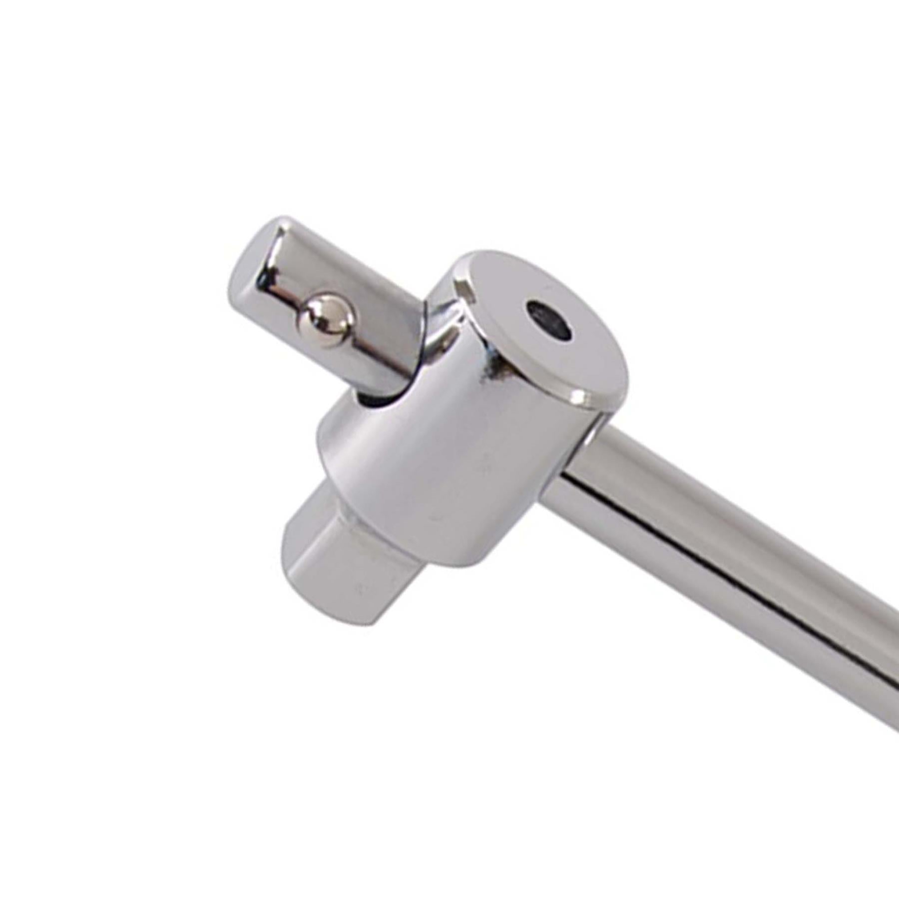 Sliding T-Bar 3/8" 200mm Handle Socket Drive Sping Loaded Strong Hardend