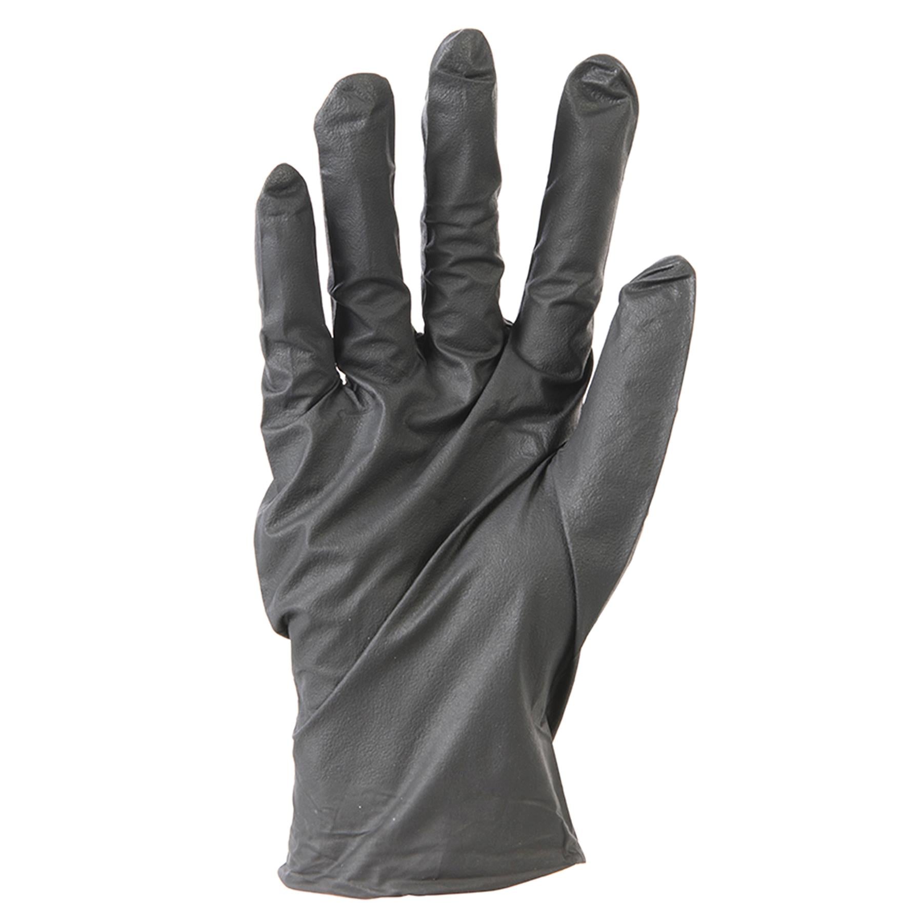 Disposable Nitrile Gloves Powder-Free 100Pk Non Sterile Latex Free Black L 10