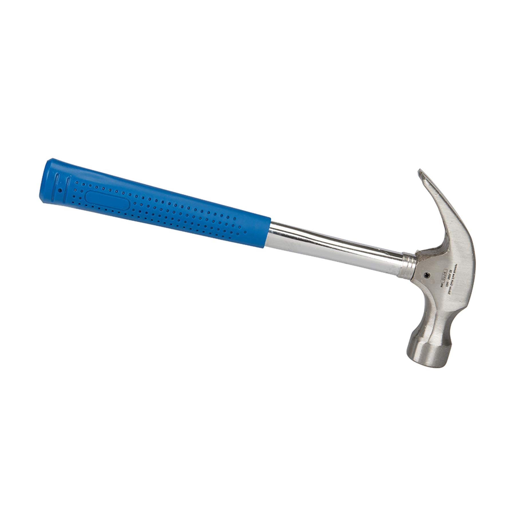 Heavy Duty Tubular Shaft Claw Hammer 16Oz (454G) High Grip Woodwork Workshop DIY