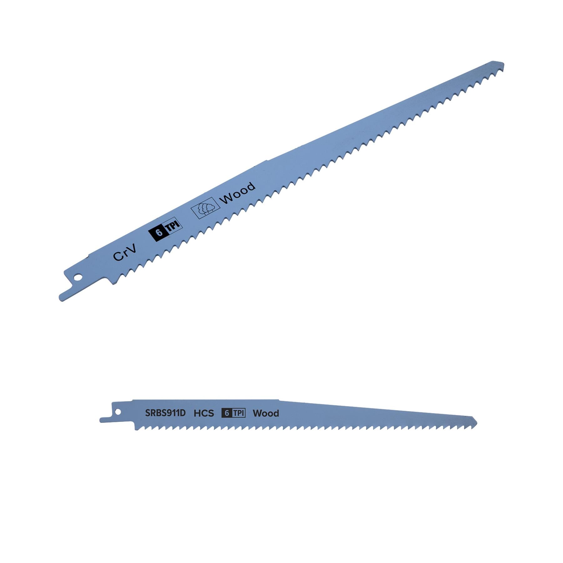 Sealey Reciprocating Saw Blade Clean Wood 230mm 6tpi - Pack of 5