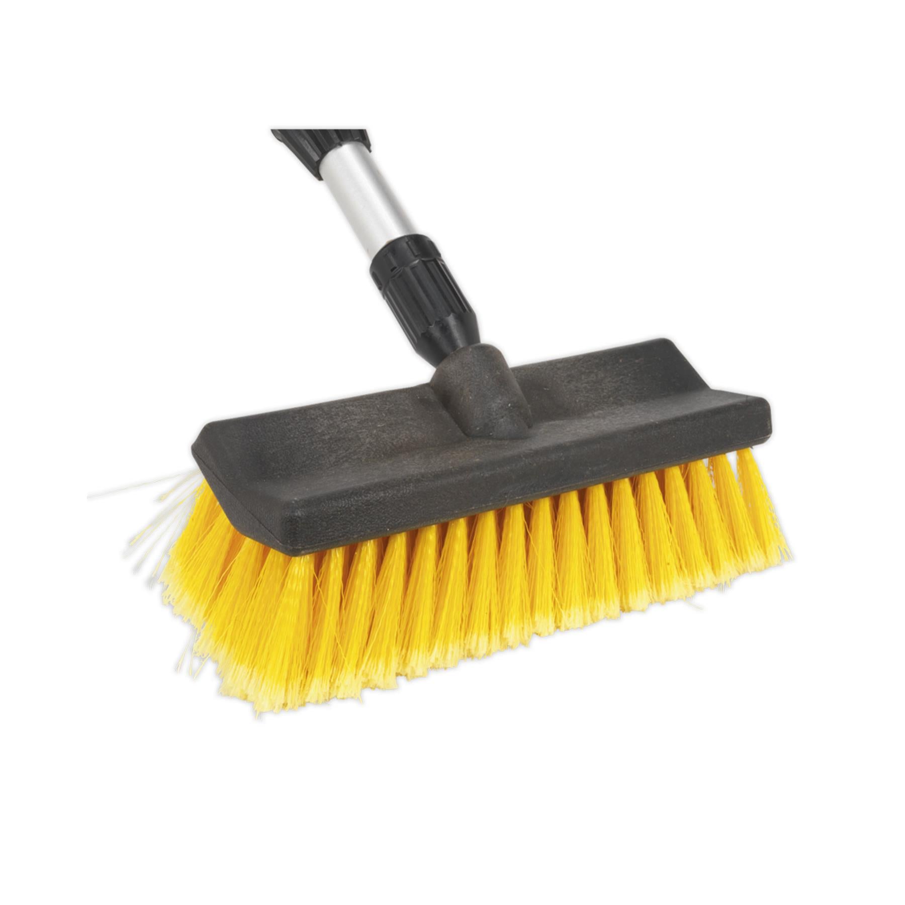 Sealey Large Angled Flo-Thru Brush with 1.7m Telescopic Handle