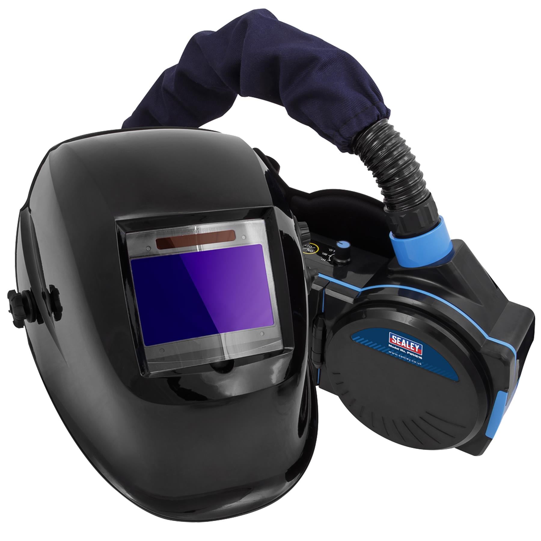 Sealey Welding Helmet with Powered Air Purifying Respirator (PAPR)