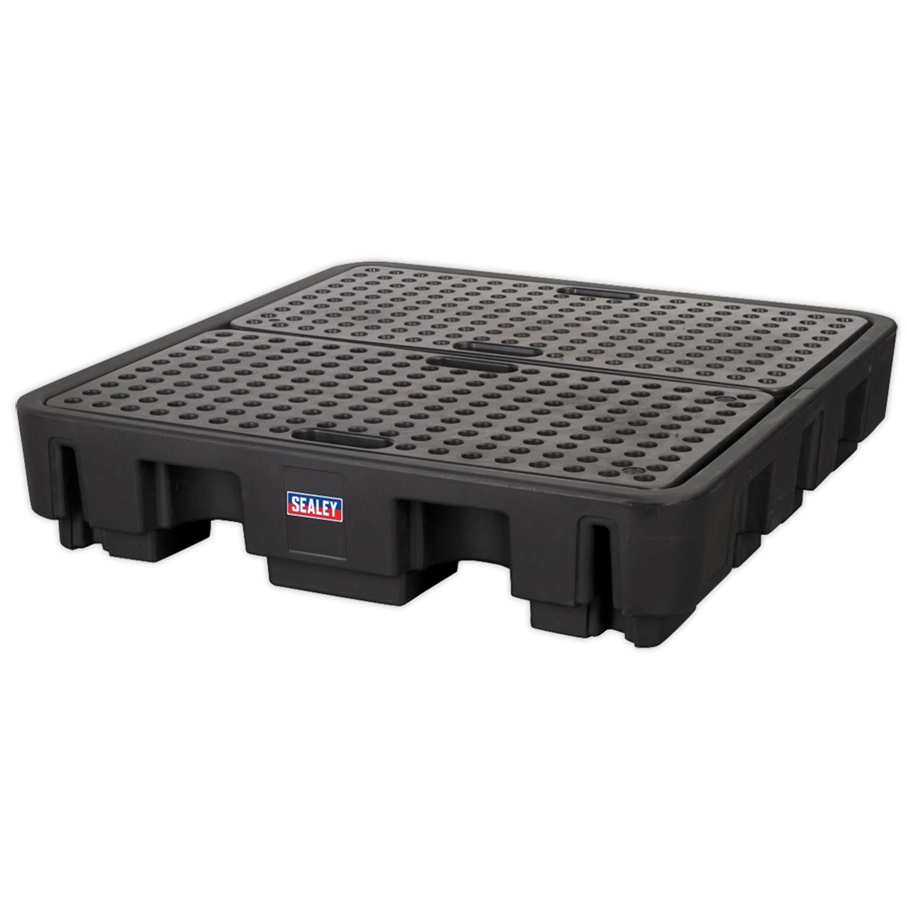 Sealey Barrel Bund Polyethylene 1380 x 1290 x 280mm 4 Drum