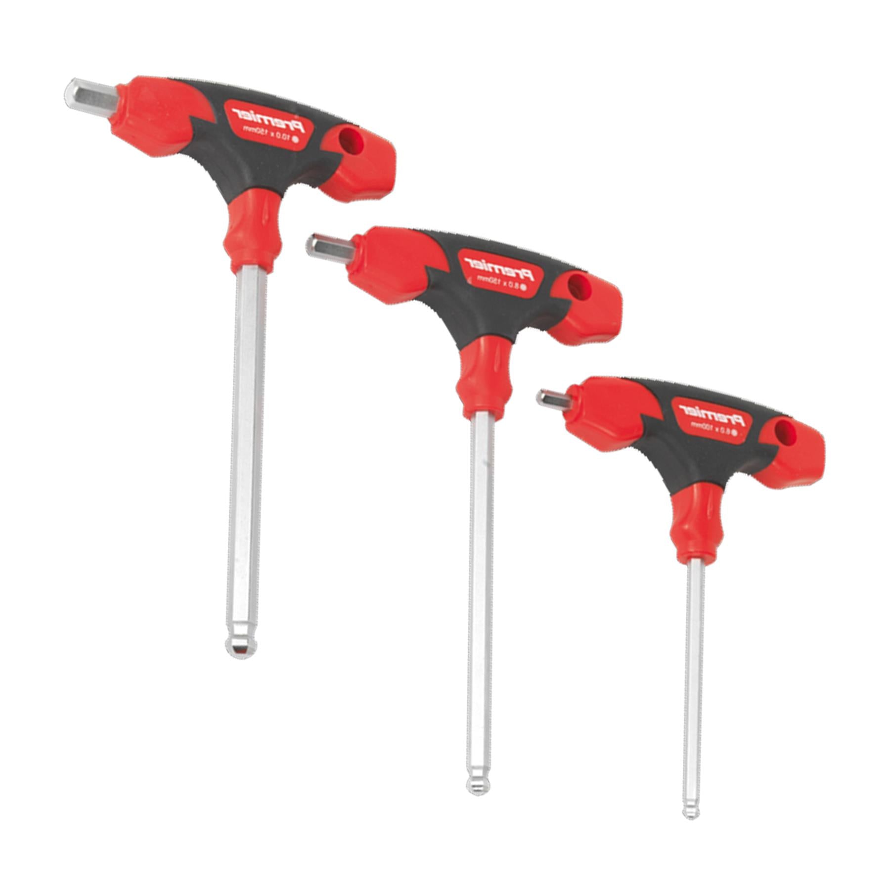 Sealey Ball-End Hex Key Set 8pc T-Handle Metric