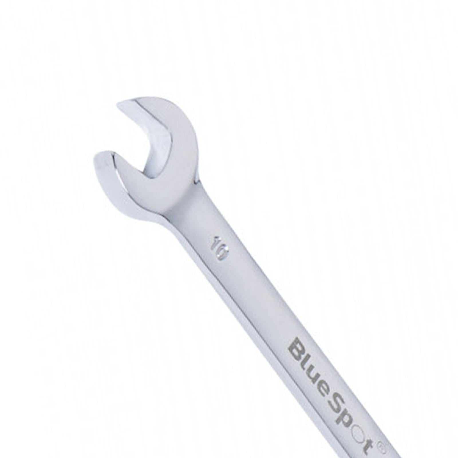 BlueSpot Ratchet Spanner Combination Flexible Head Wrench Metric 10mm