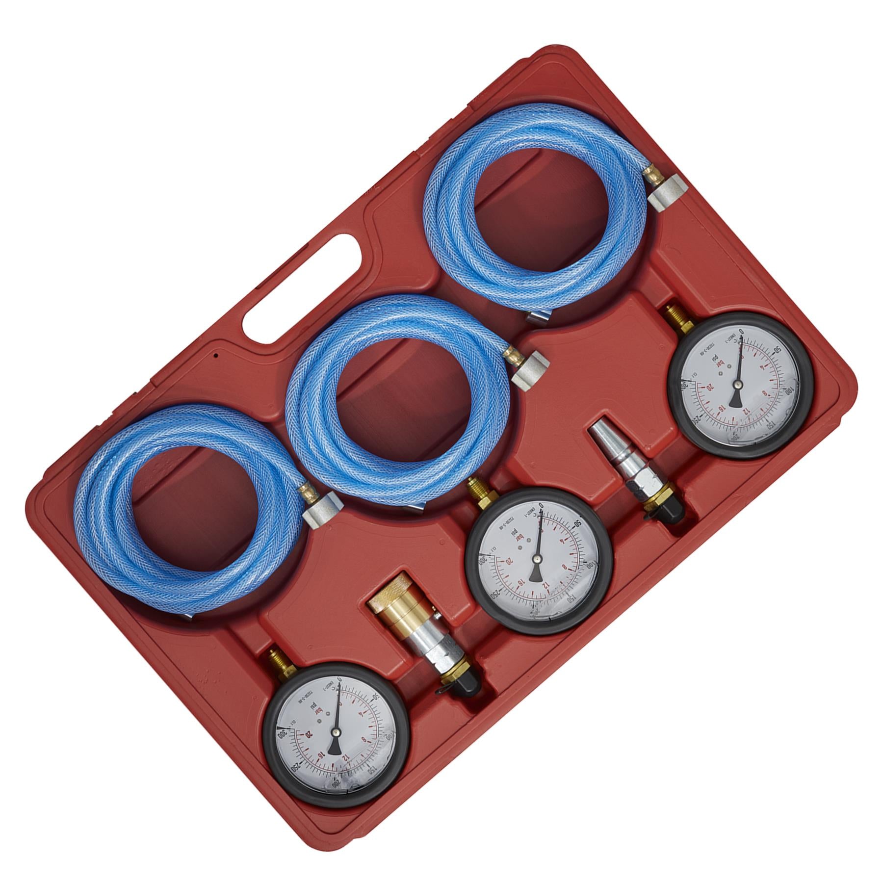 Sealey Air Brake Test Gauge Set - Commercial Quick & Easy Storage Case