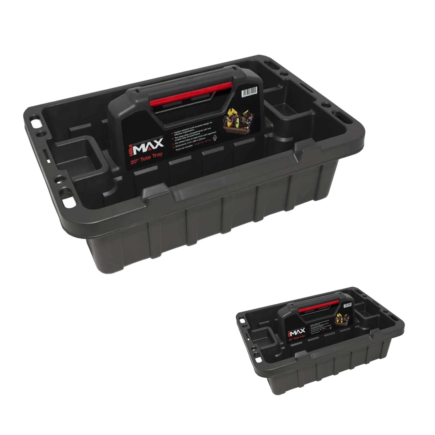 Impact resistant multi-purpose Max 20" Tote Tray