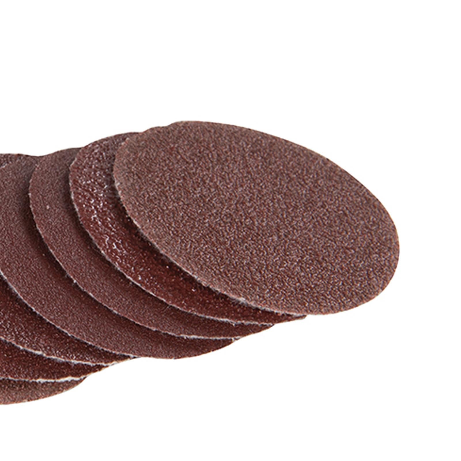 Self-Adhesive Sanding Discs 50mm 60Pk 20 x 60, 20 x 80, 20x120G Aluminium Oxide