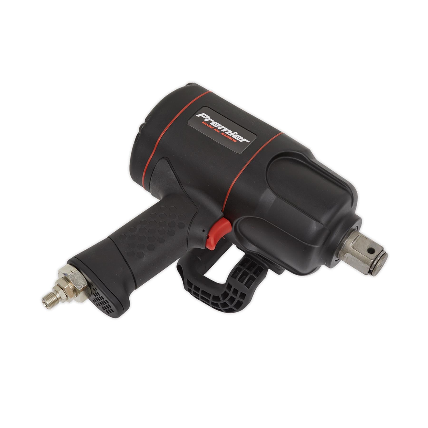 Sealey Air Impact Wrench 1"Sq Drive - Twin Hammer Lightweight Handling Heavyweight Power