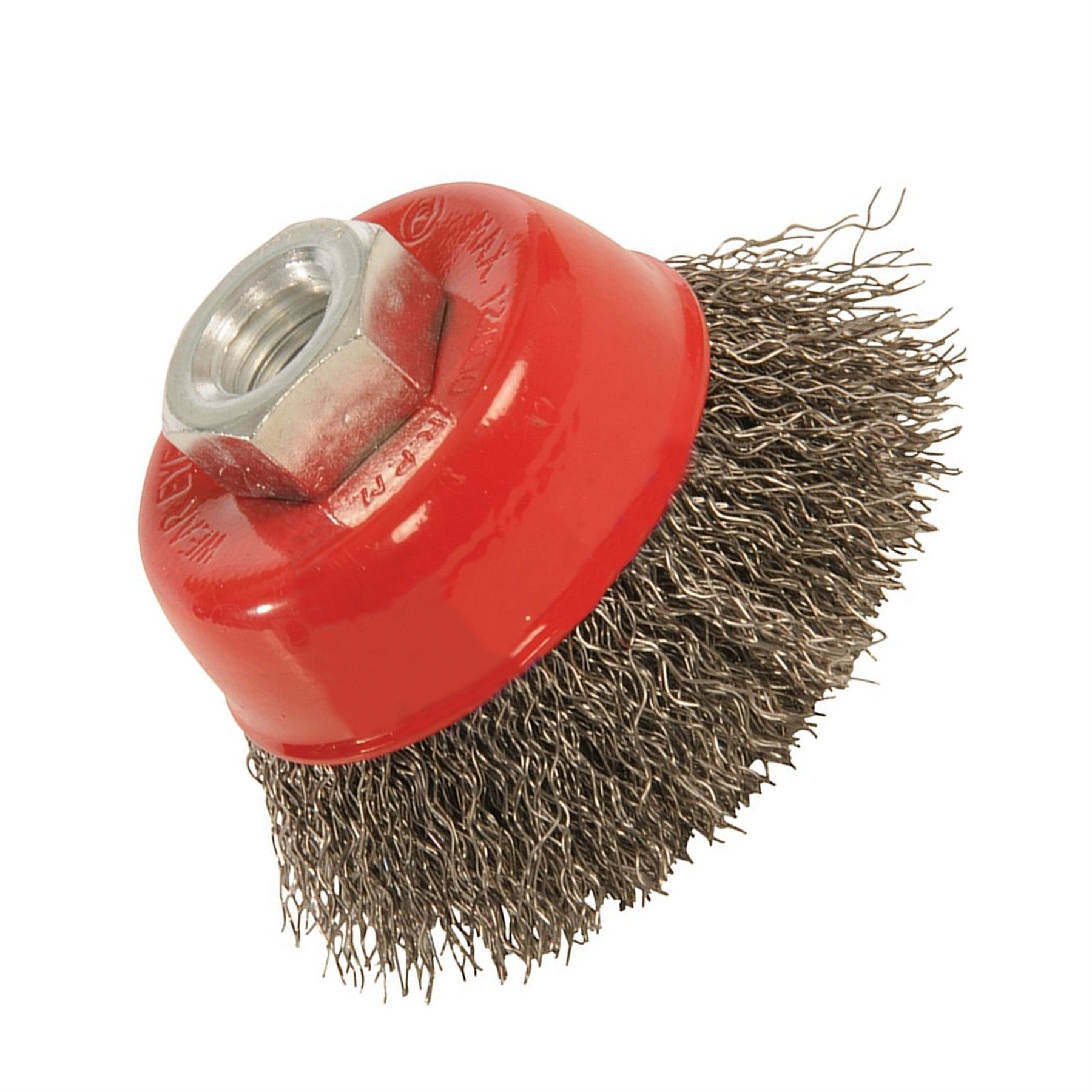 Steel Crimp Cup 65mm Wire Brush M14 Rust Removal Professional Hand Tool