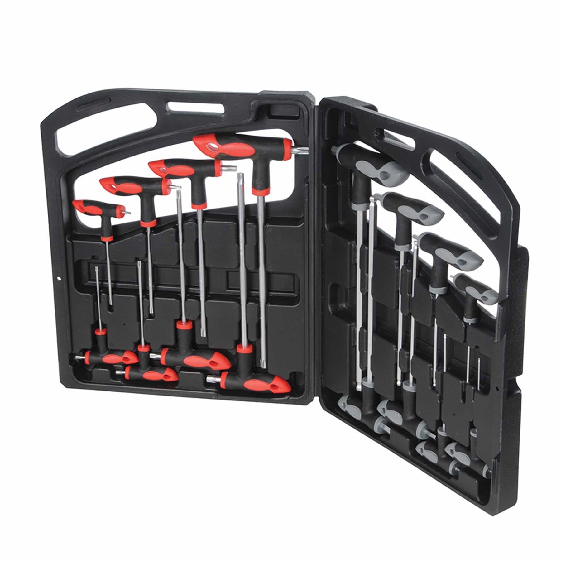16Pce T-Handle Wrench Set DIY Tools With Soft-Grip T-Type Handles Brand New