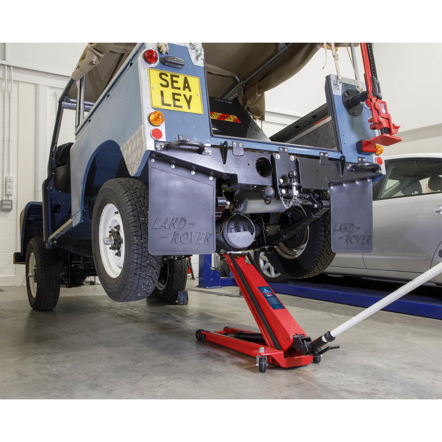Sealey Trolley Jack 2tonne High Lift Low Entry Garage Workshop DIY