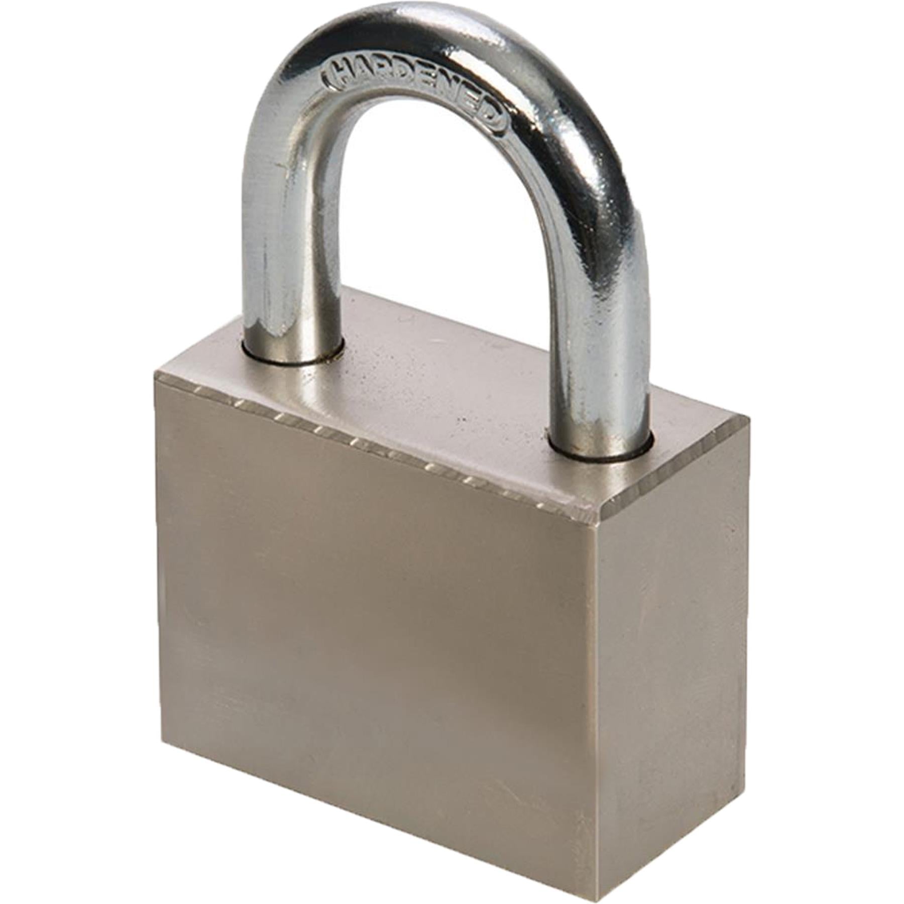 Heavy Duty Steel Padlock - 40mm Strong Home Office Travel Safety Security 3 Keys