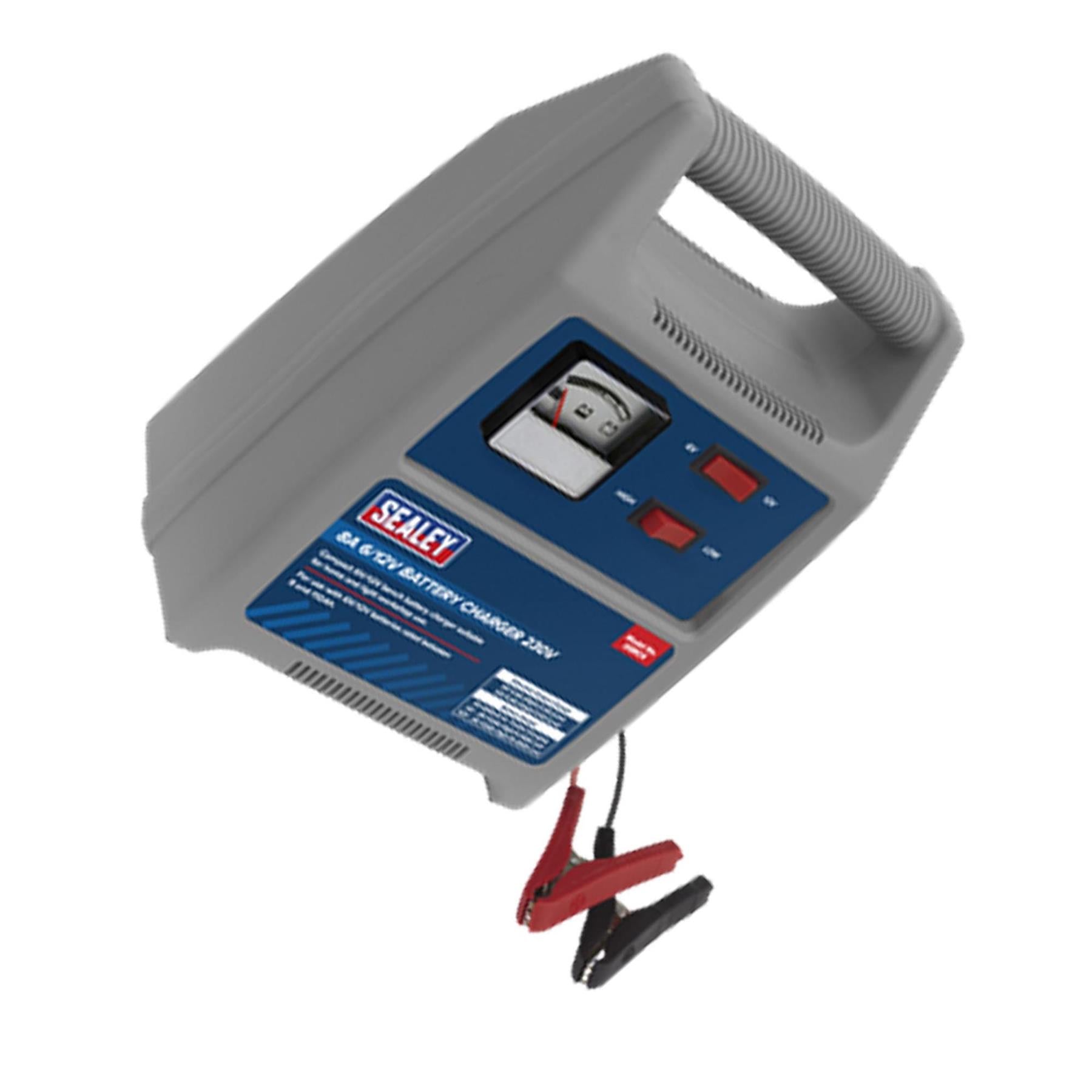 Sealey Battery Charger 8A 6/12V 230V