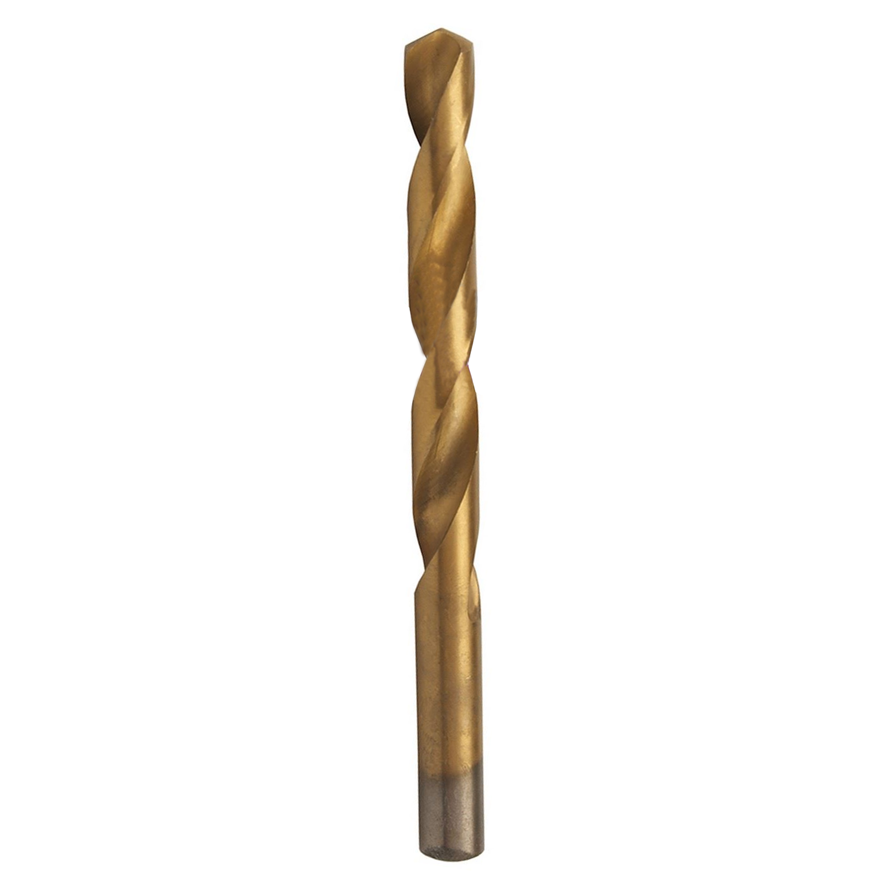 Hss Titanium-Coated Drill Bits 12.0mm Durable High Speed Metal Wood Plastic