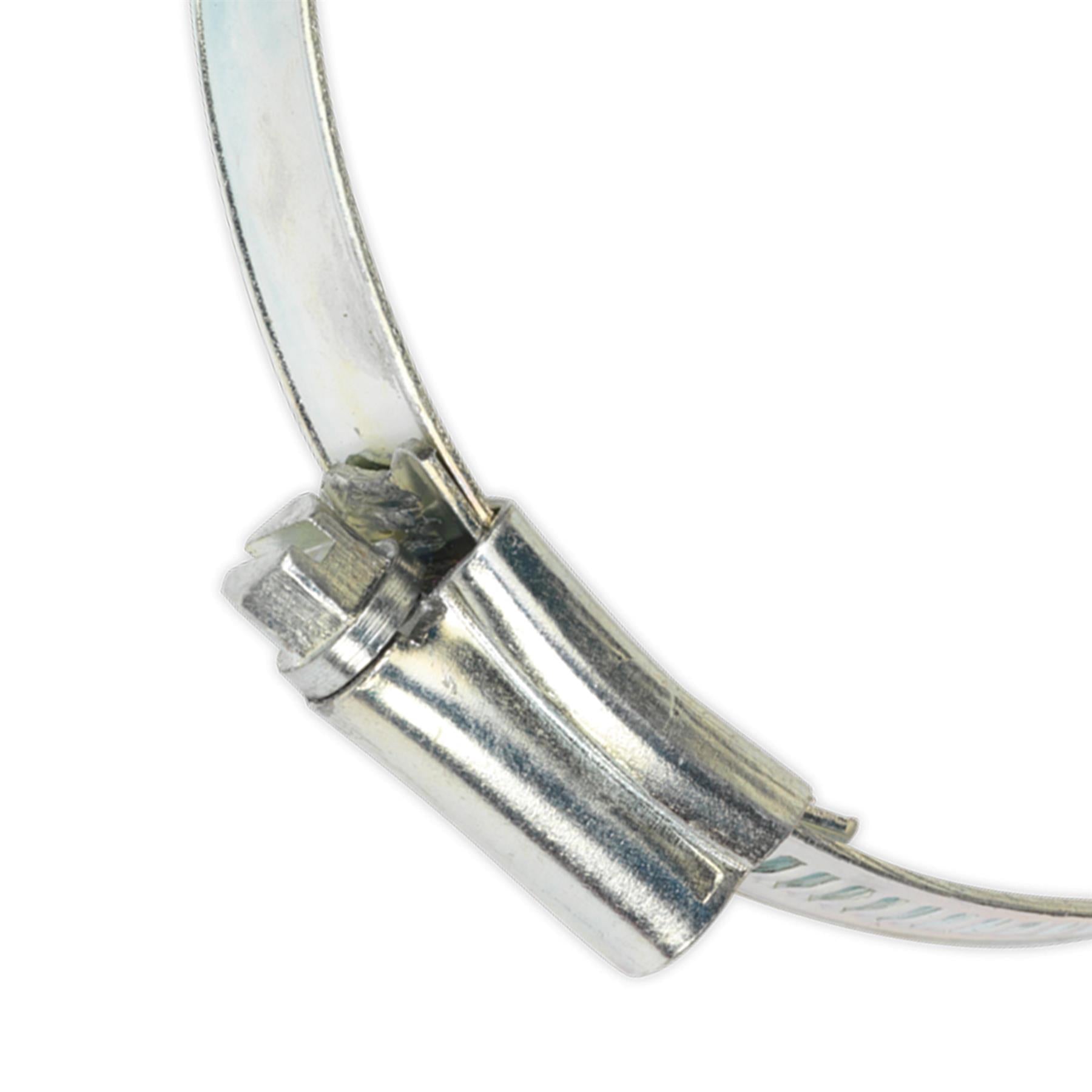 Sealey Hose Clip Zinc Plated 70-89mm Pack of 10