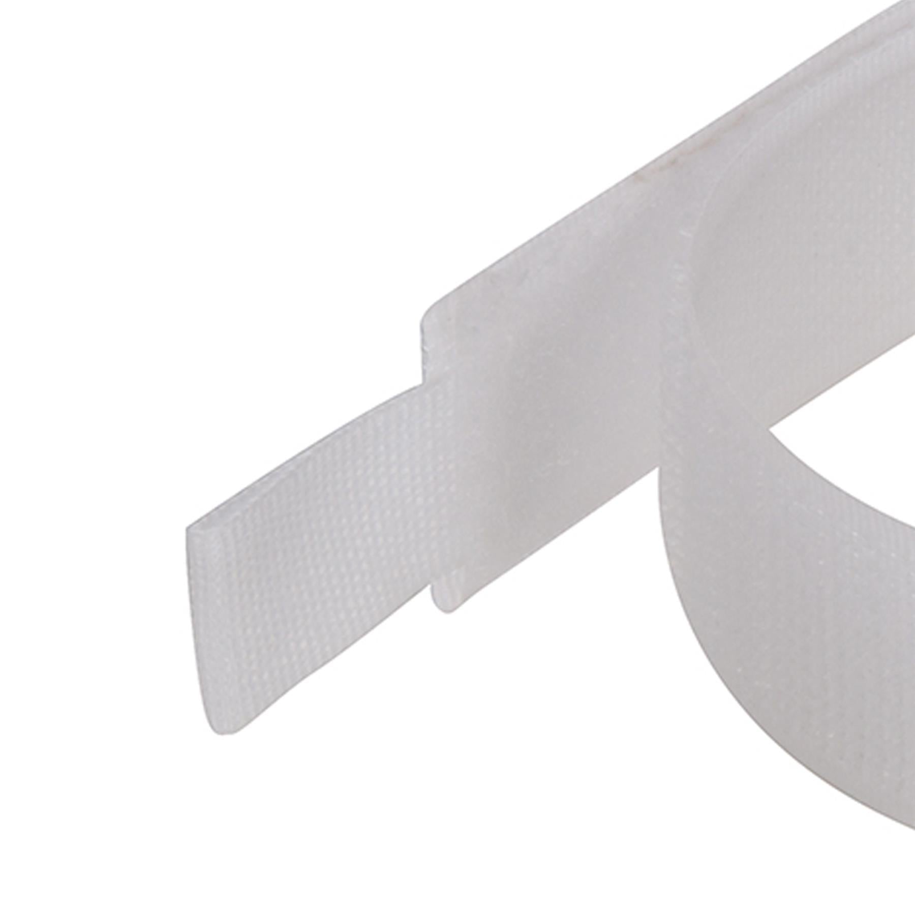 Hook and Loop 150mm White Nylon strap strapping Cable Ties with buckle Band luggage Strap