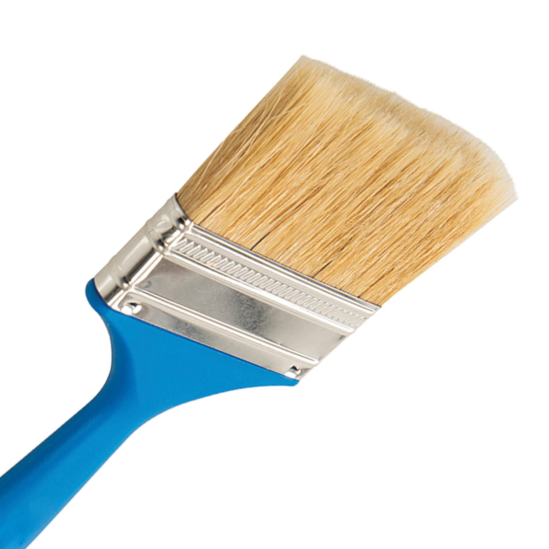 Disposable Paint Brush Utility Brushes With Pure Bristles & Polymer Handle 75mm